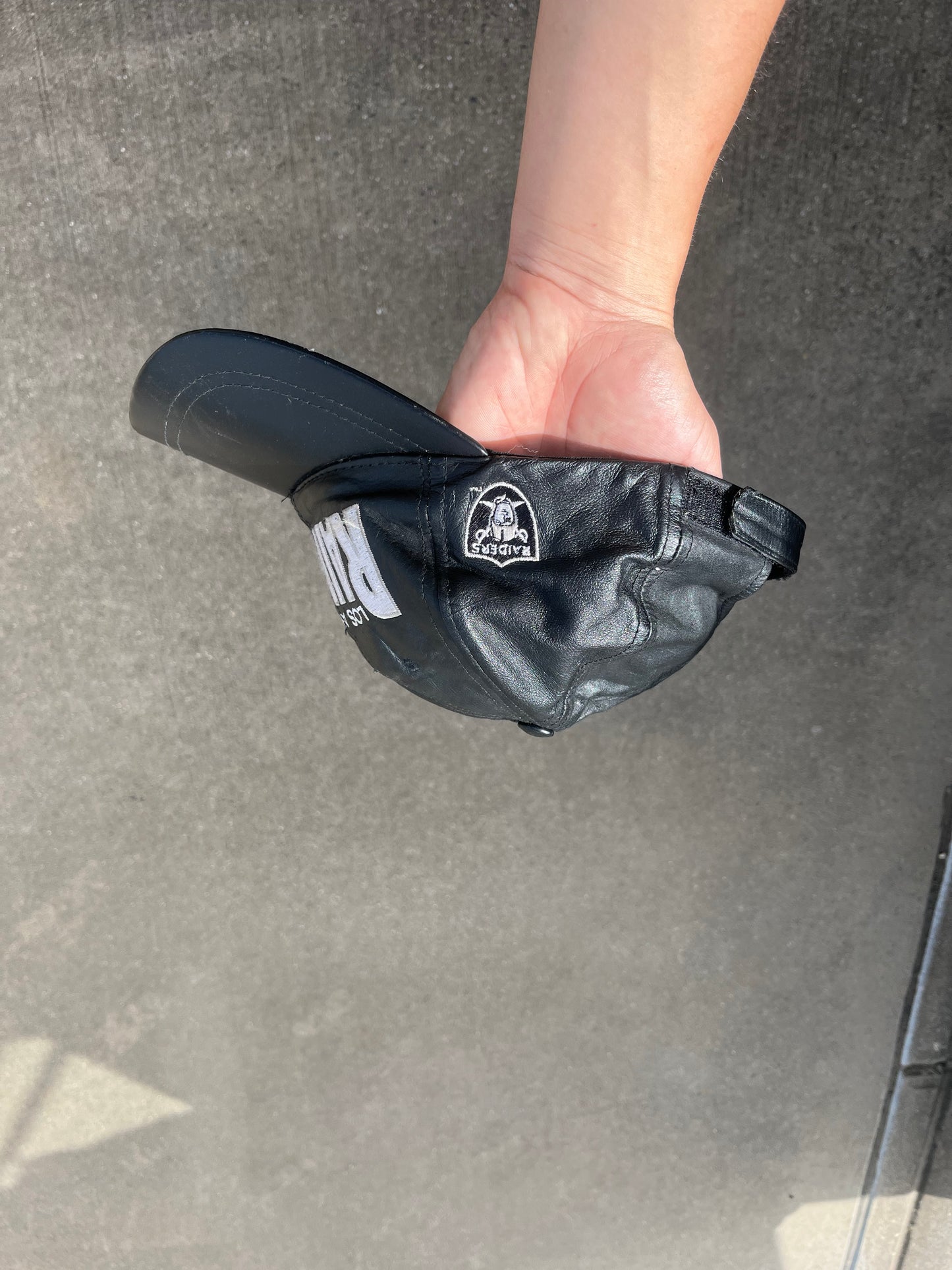 RAIDERS 90´s Vintage Cap / Leather