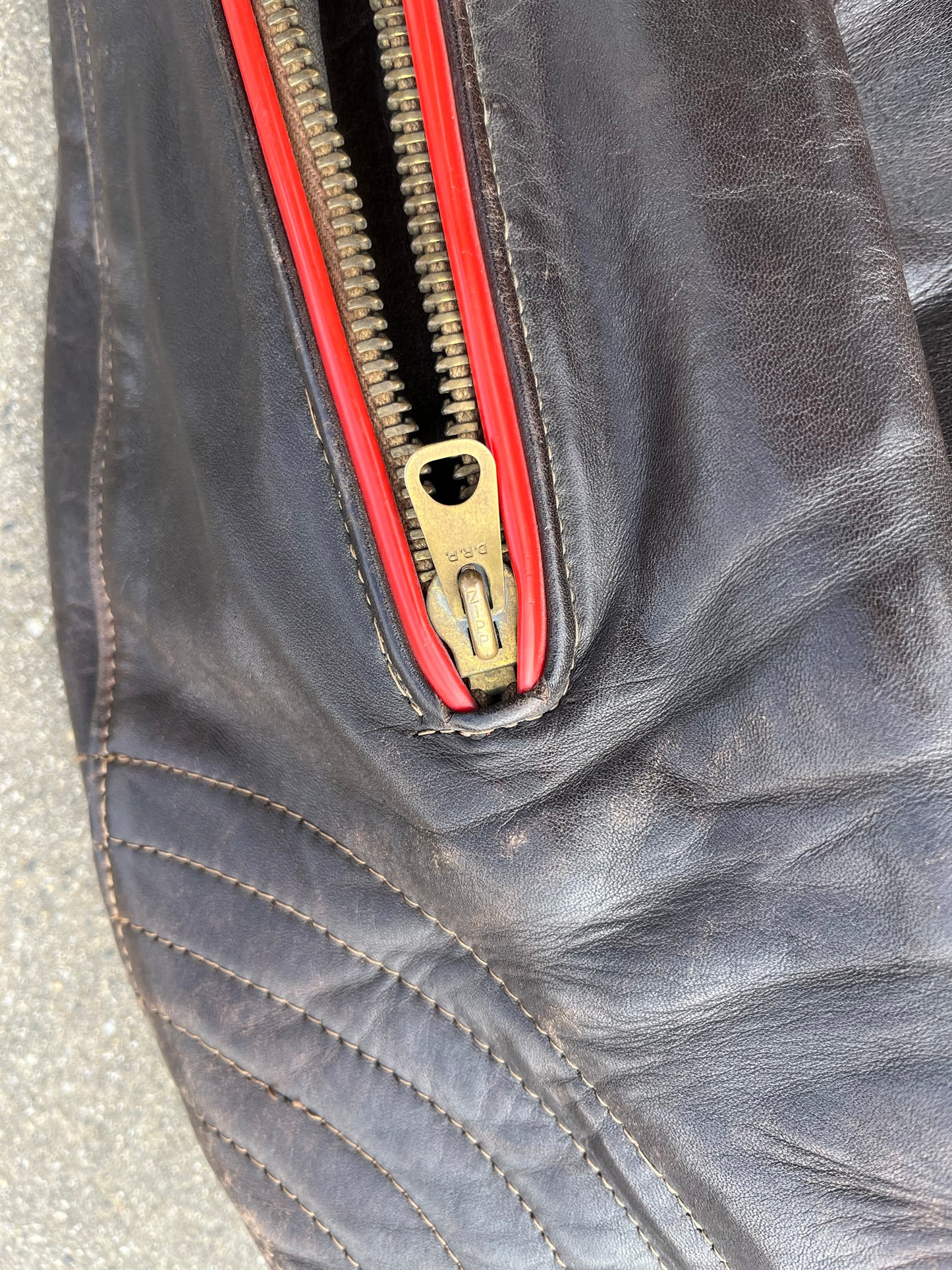 German Vintage leather jacket 1940s - 1950s