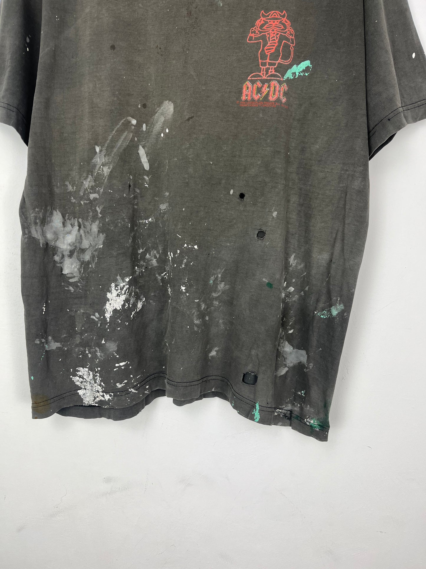 1994 AC/DC trashed & faded vintage tee