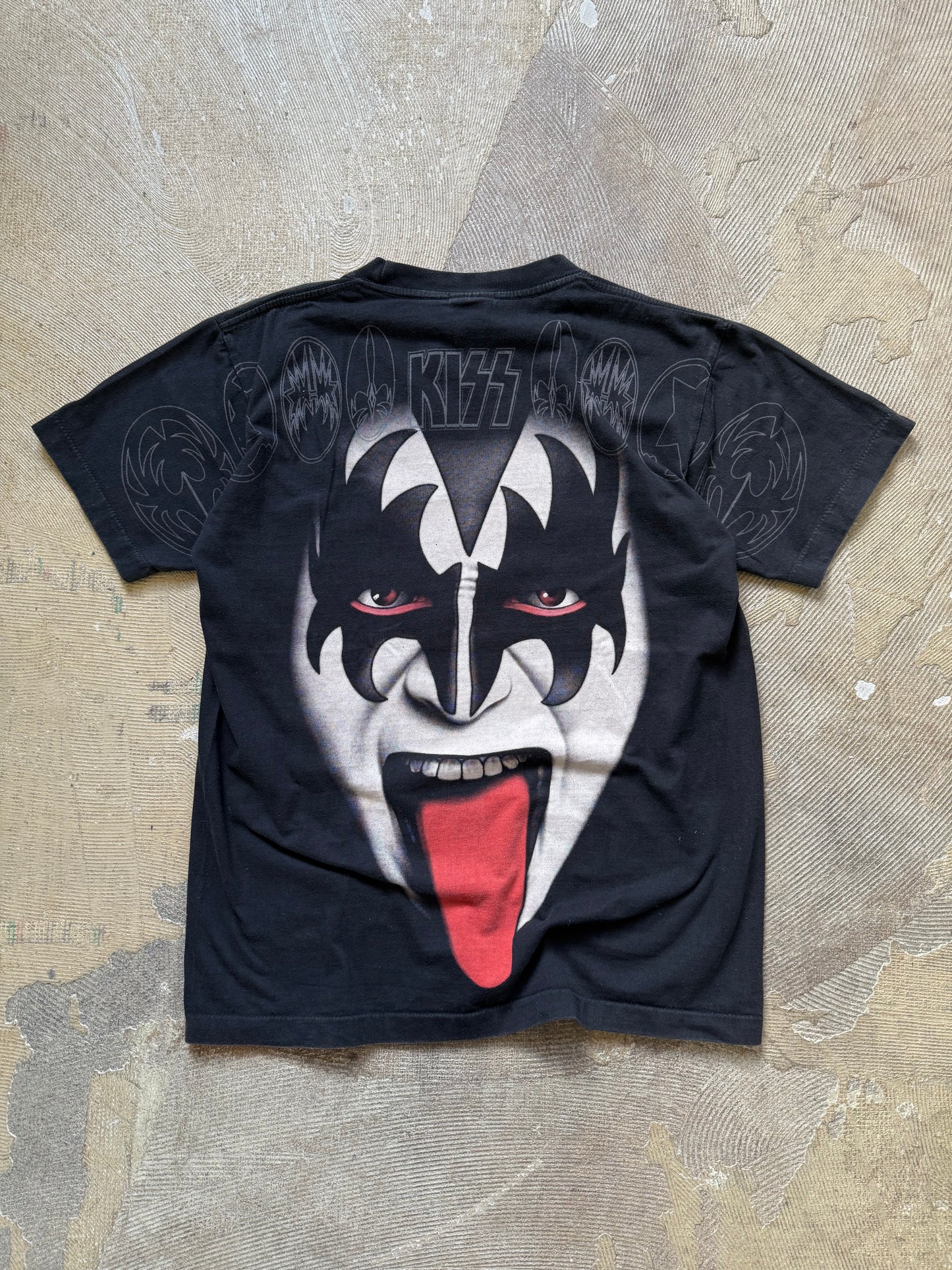 KISS 90´s black rock shirt - single stitched