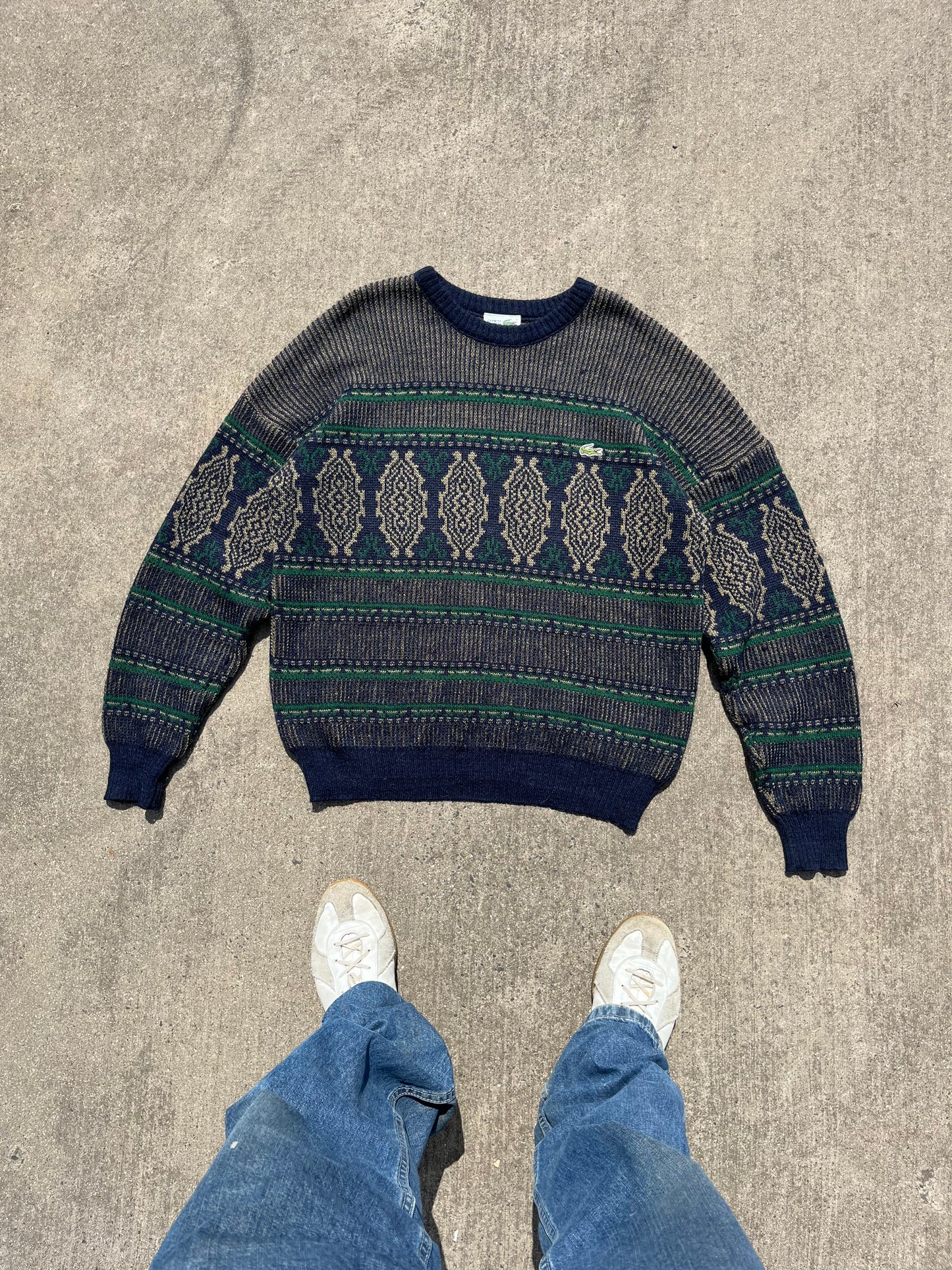 Chemise Lacoste Vintage Strick / Knit Pullover