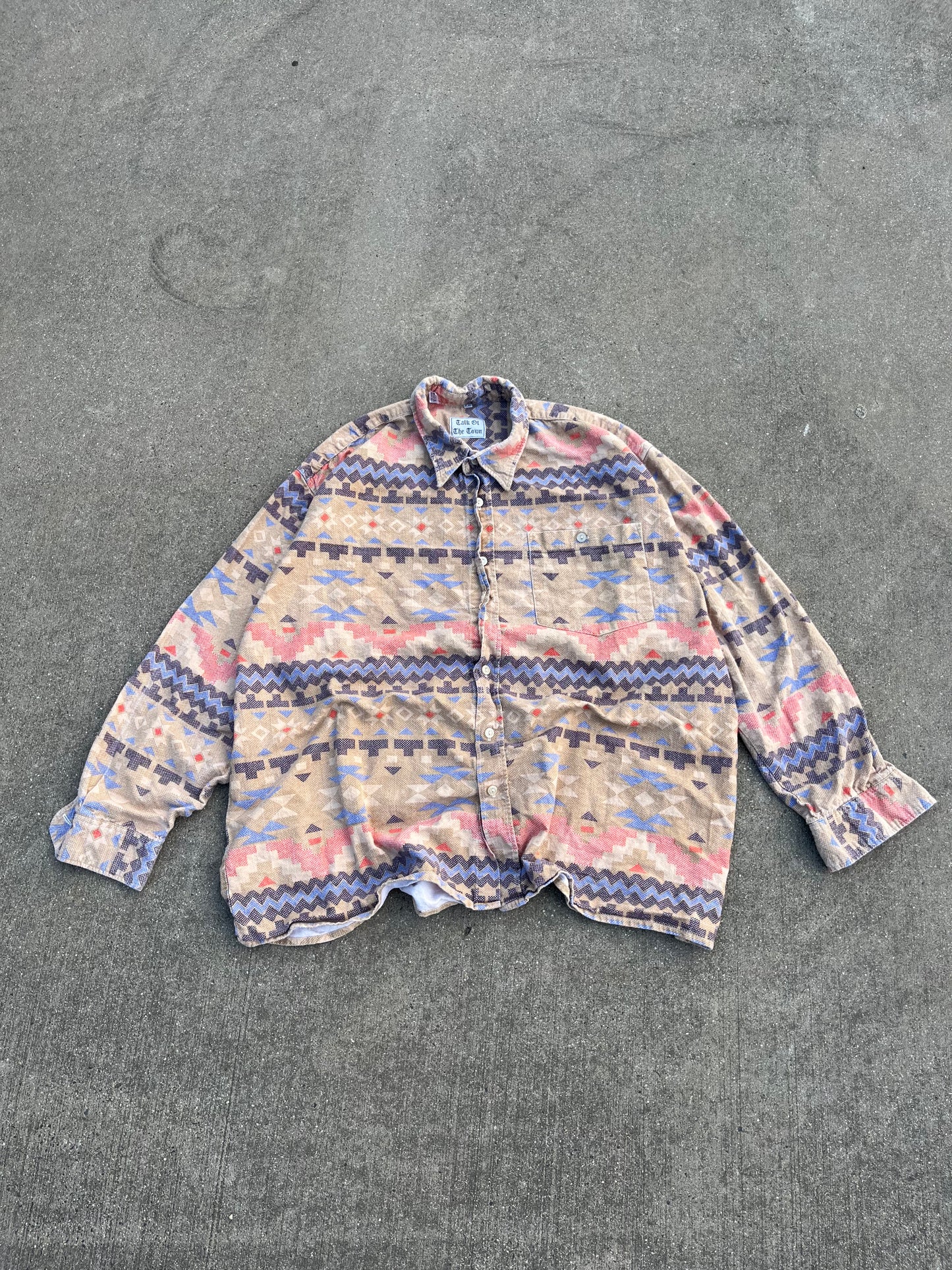 Talk of the Town Pattern Hemd