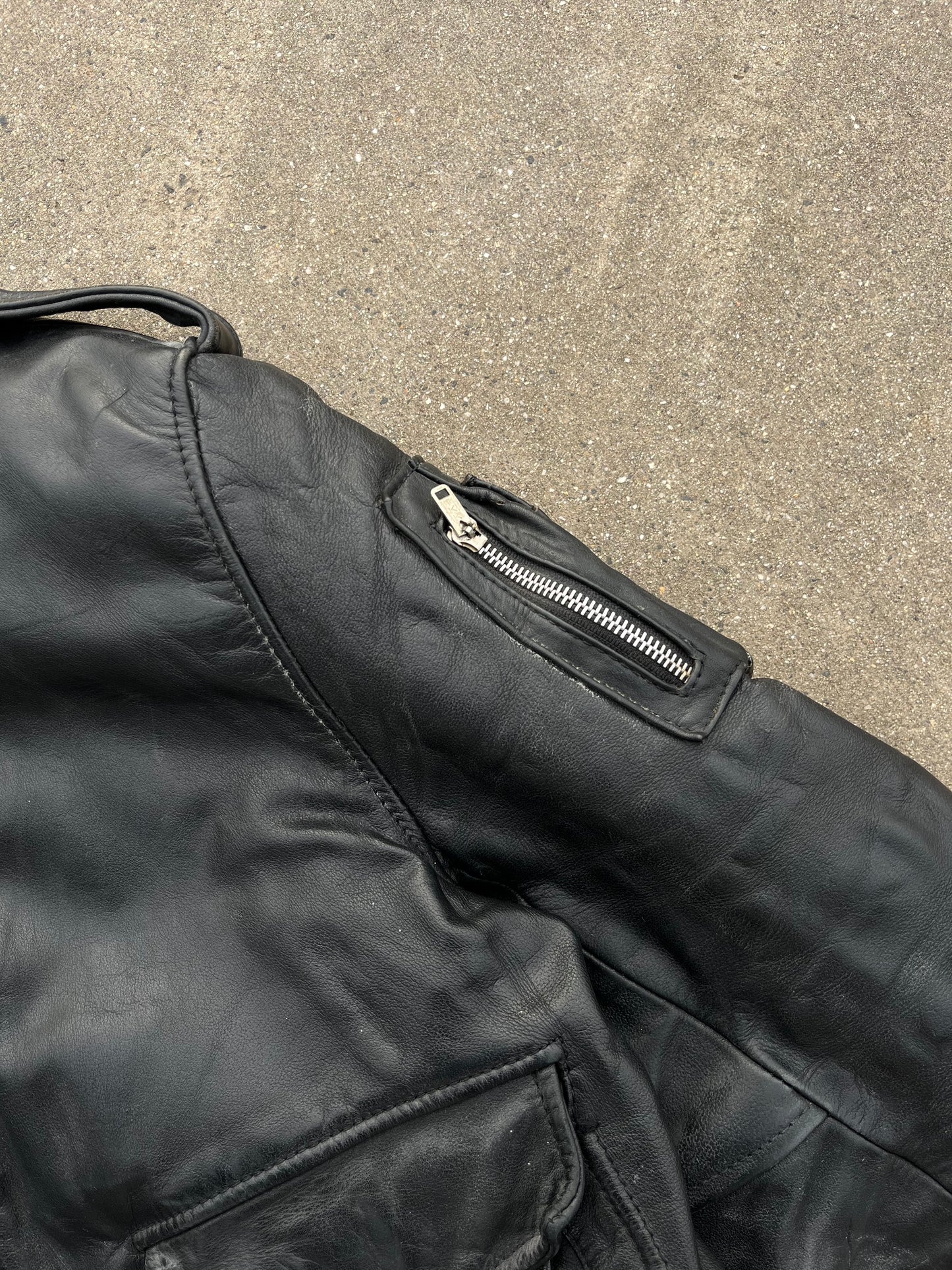 Vintage German Leather / Biker jacket