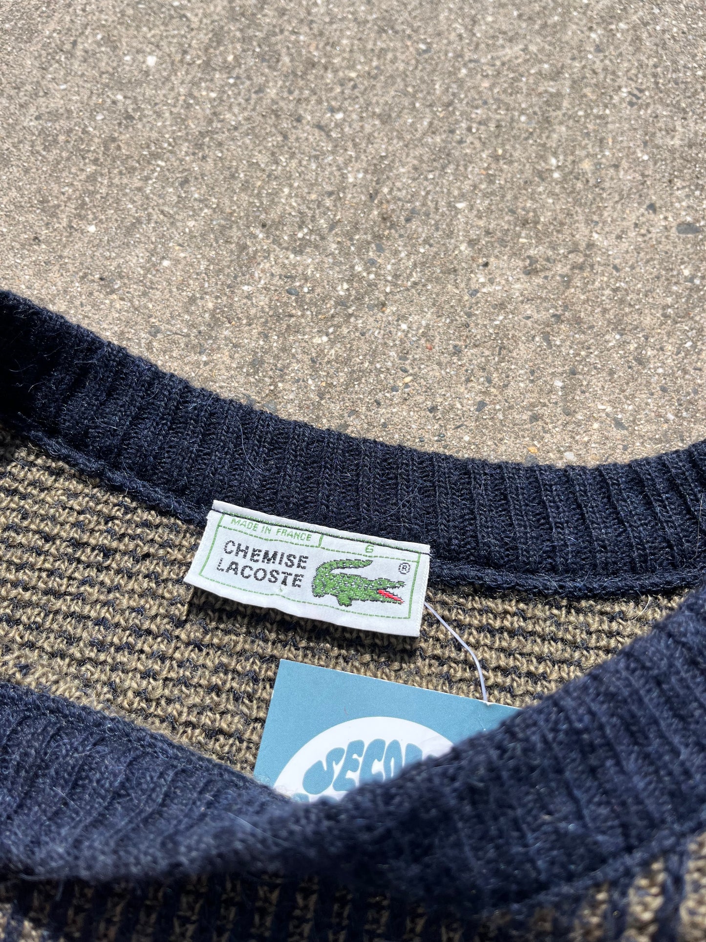 Chemise Lacoste Vintage Strick / Knit Pullover