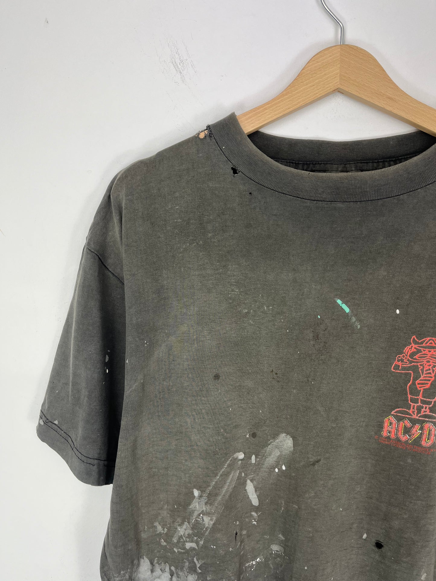 1994 AC/DC trashed & faded vintage tee