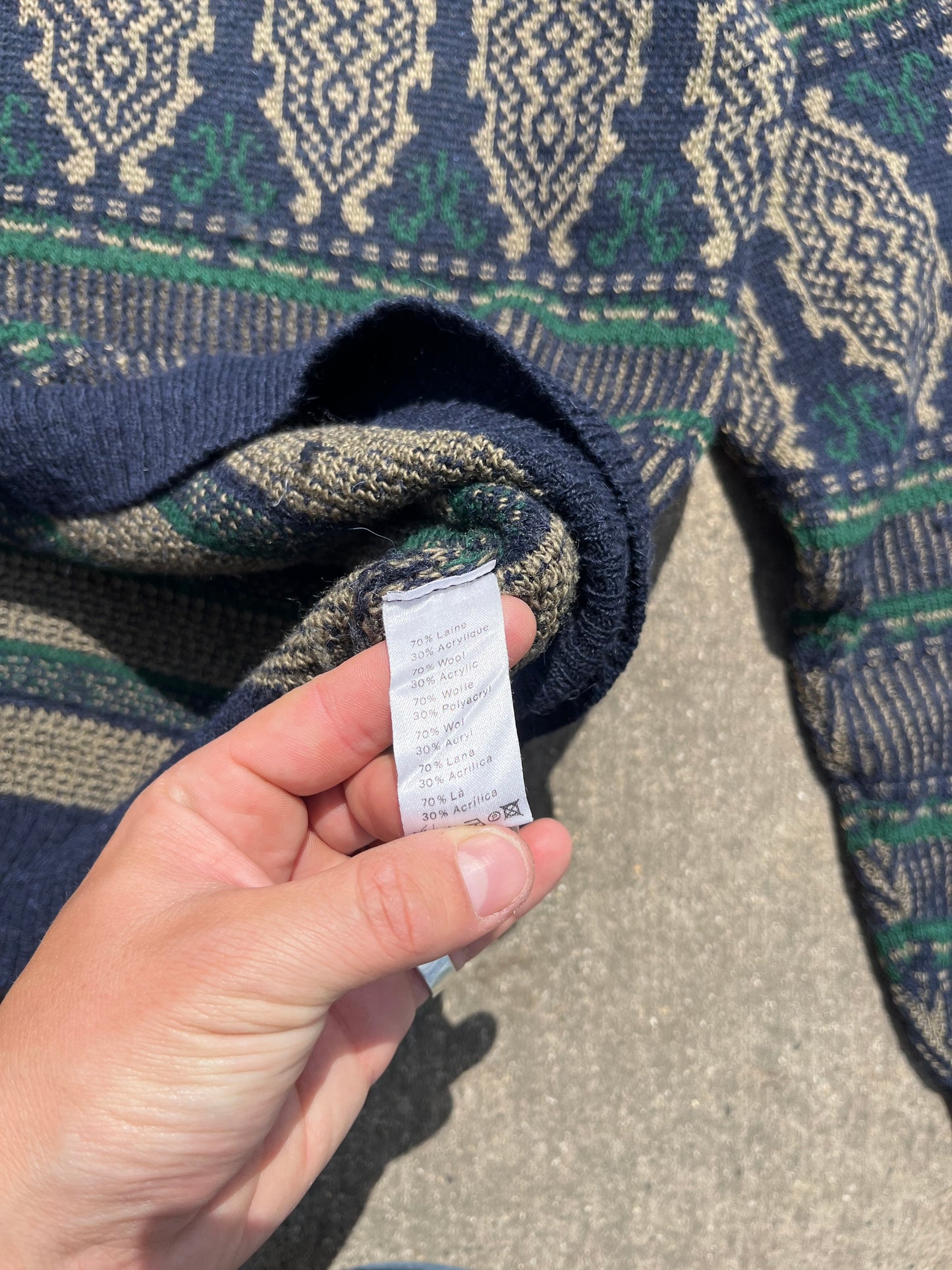 Chemise Lacoste Vintage Strick / Knit Pullover