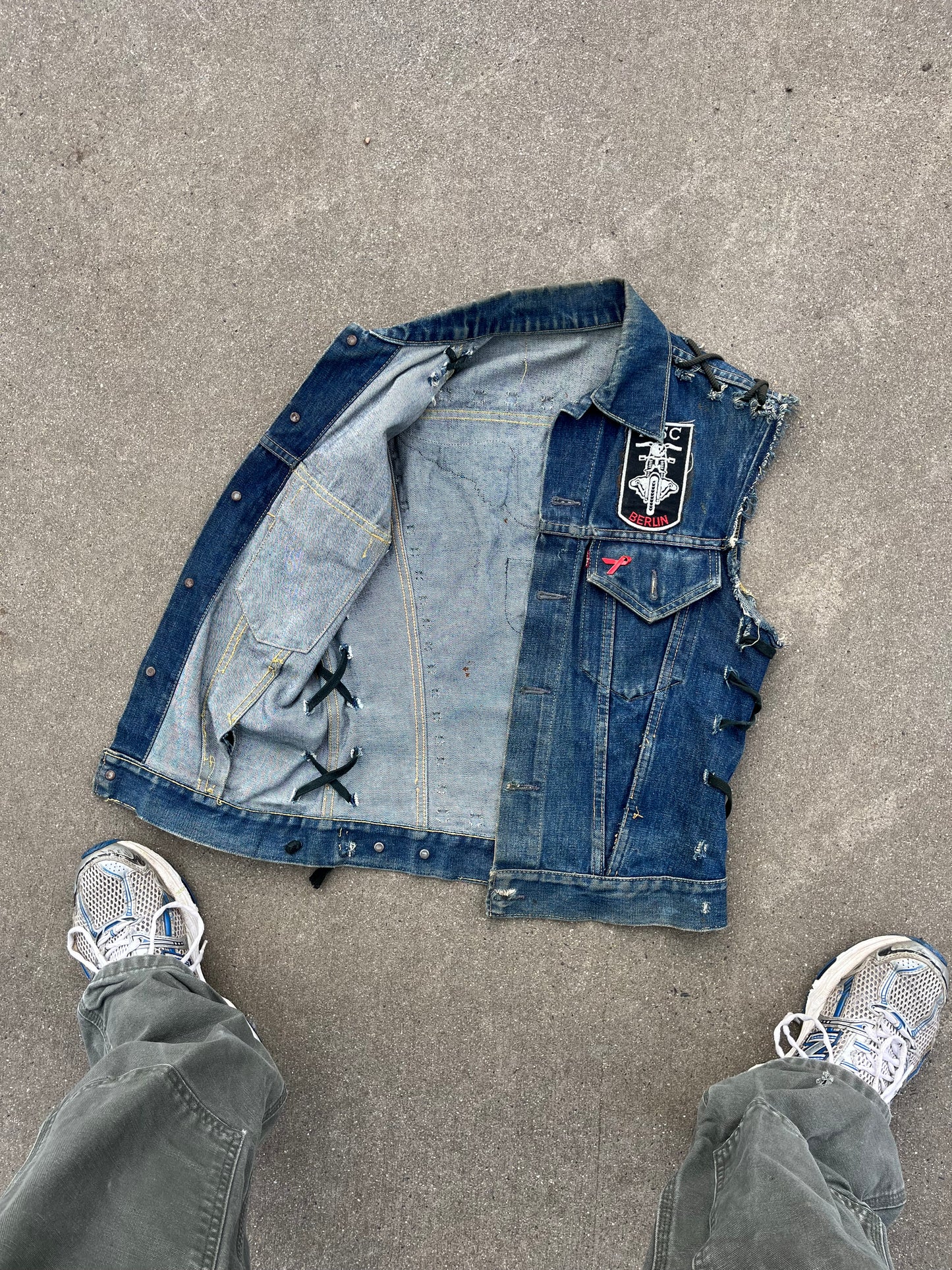 Levis BIG E denim vest