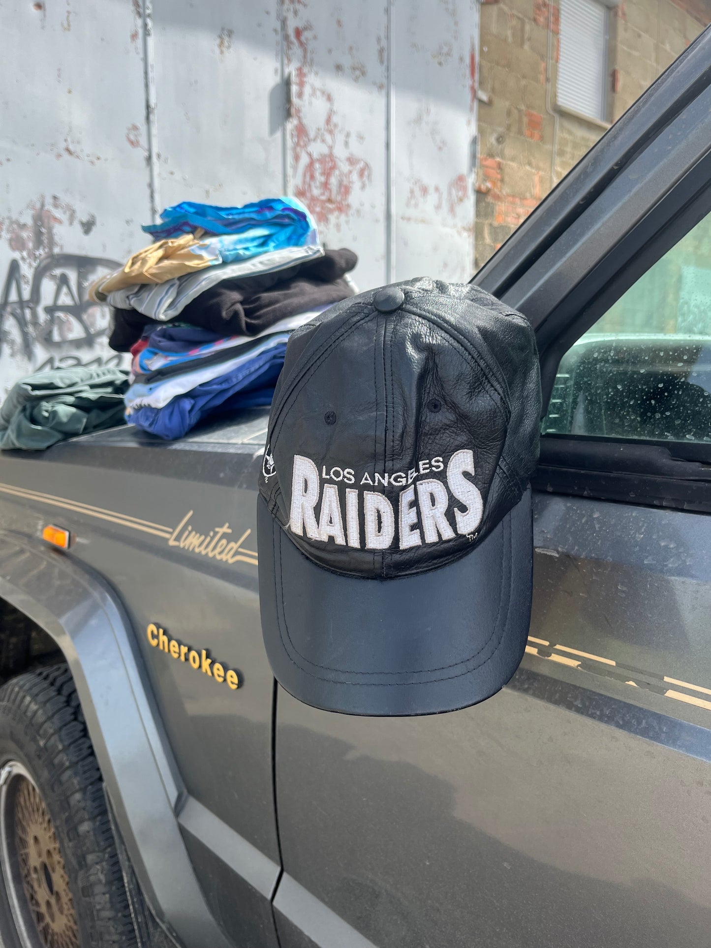 RAIDERS 90´s Vintage Cap / Leather
