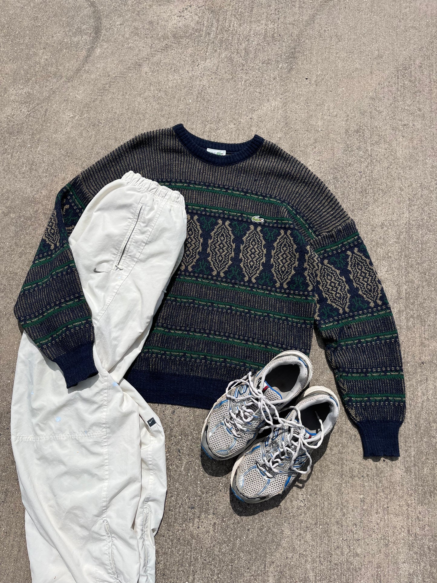 Chemise Lacoste Vintage Strick / Knit Pullover