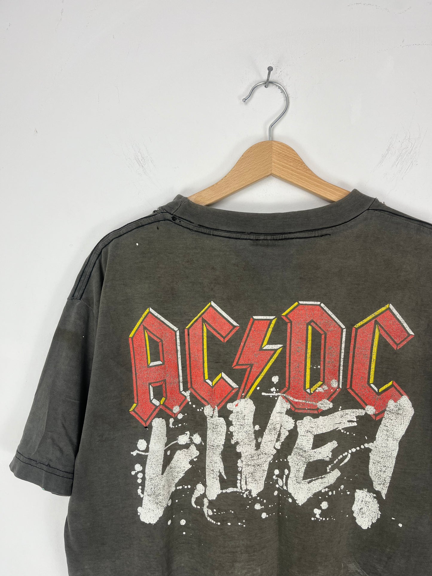 1994 AC/DC trashed & faded vintage tee