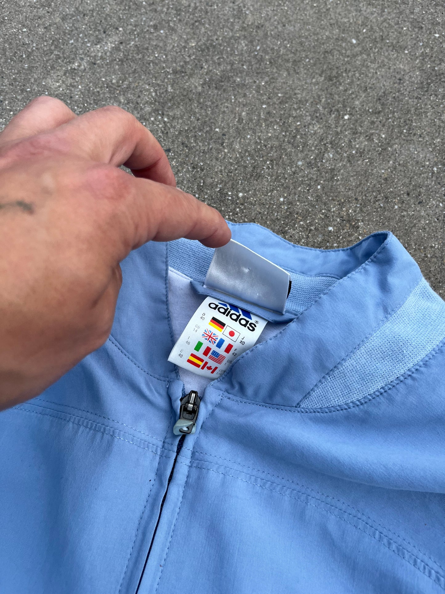 Adidas Baby Blue Trackjacket