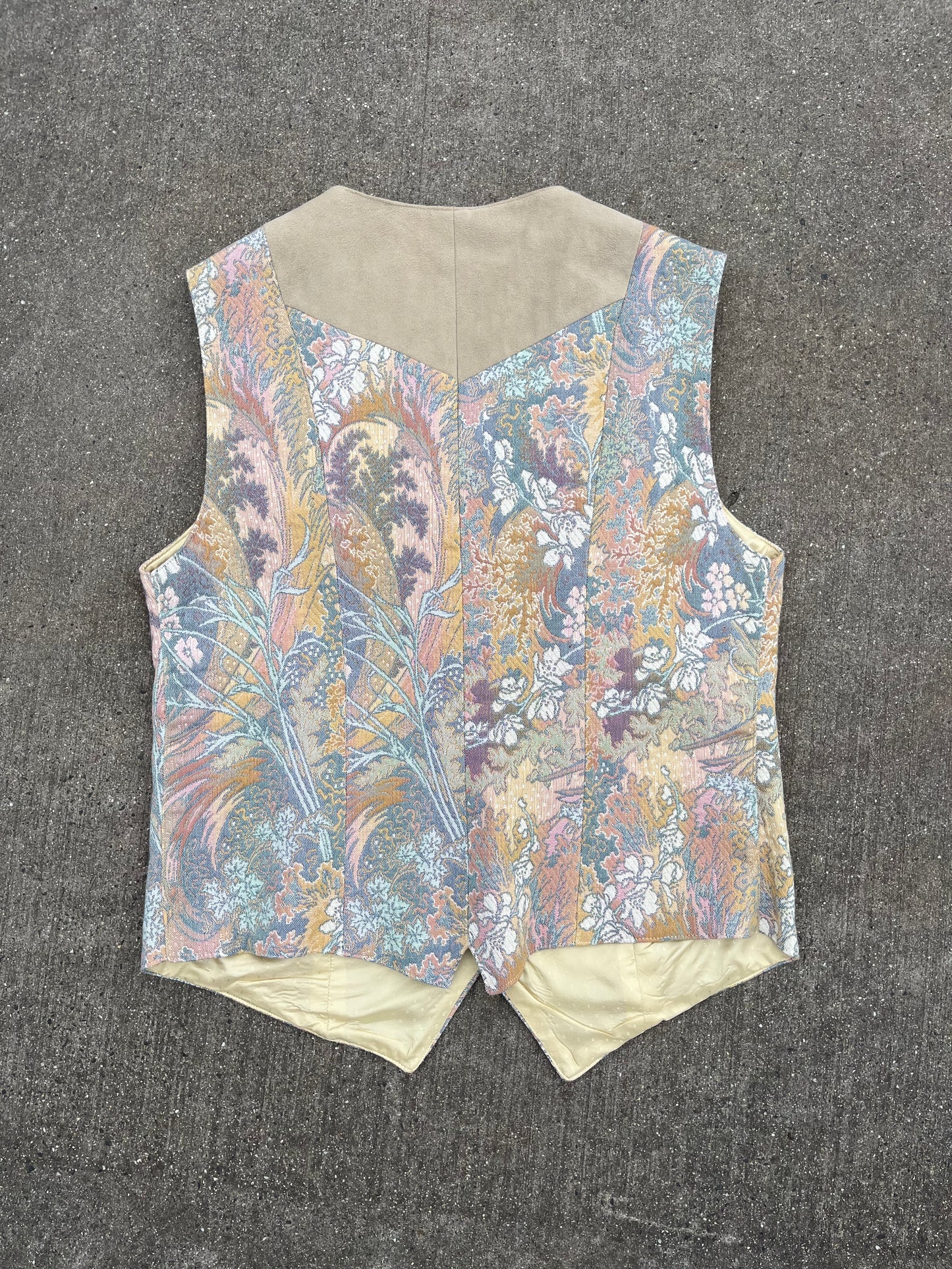 Flower pattern vest