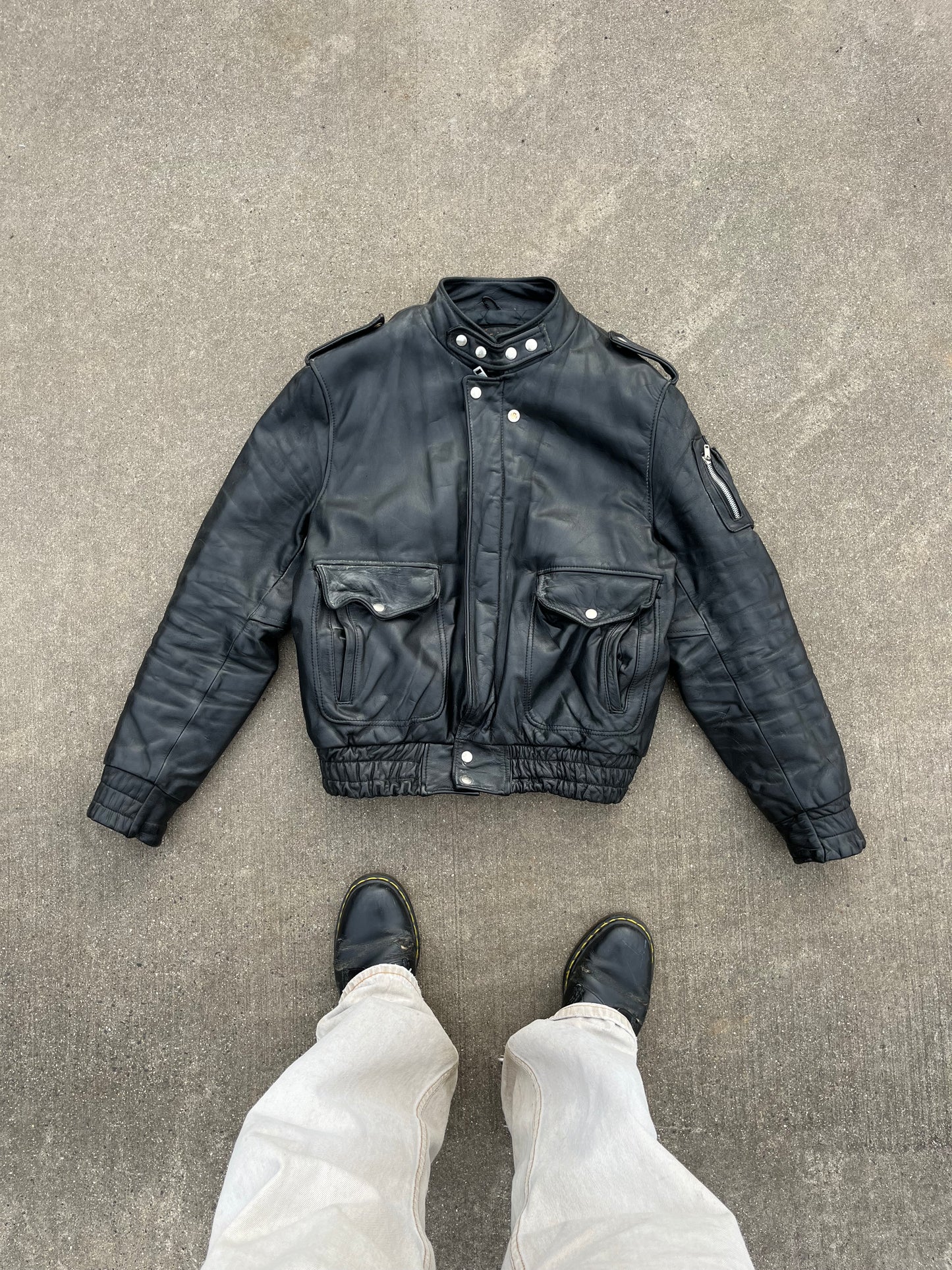 Vintage German Leather / Biker jacket