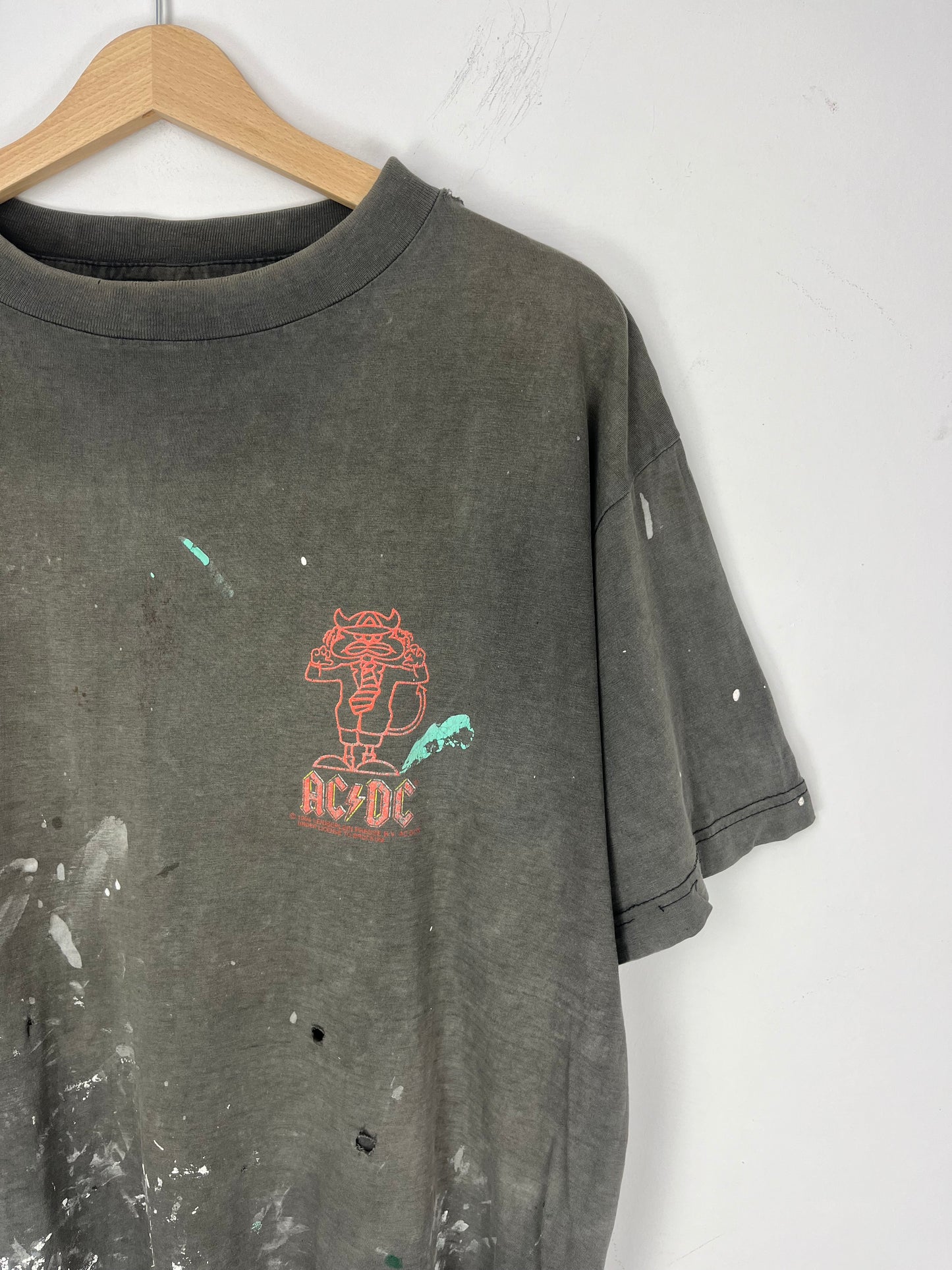 1994 AC/DC trashed & faded vintage tee