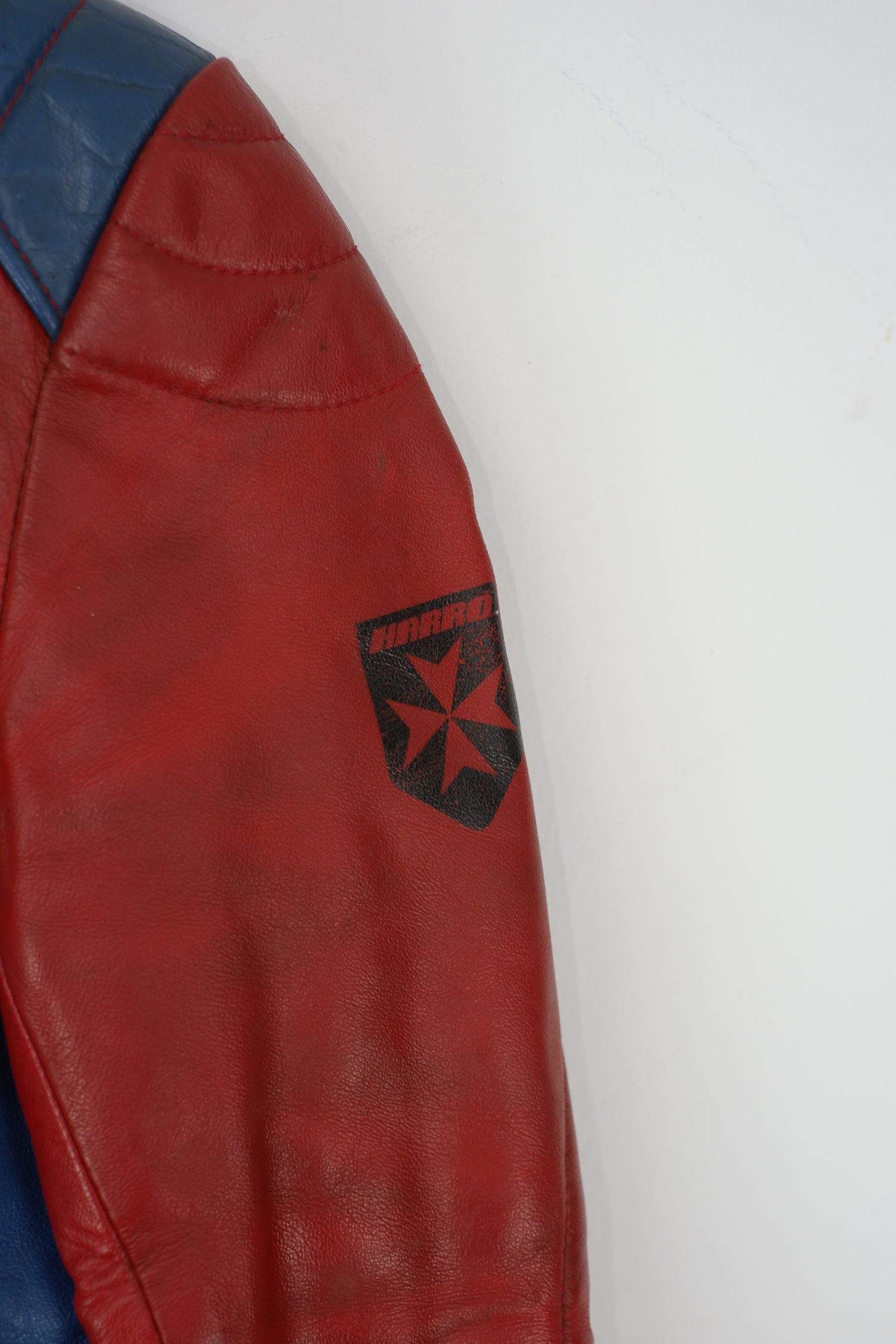 Vtg HARRO Biker / Motorrad Lederjacke