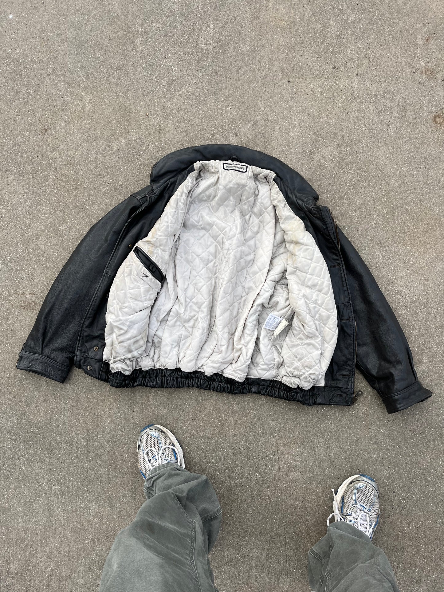 Emporio Armani 80´s leather jacket