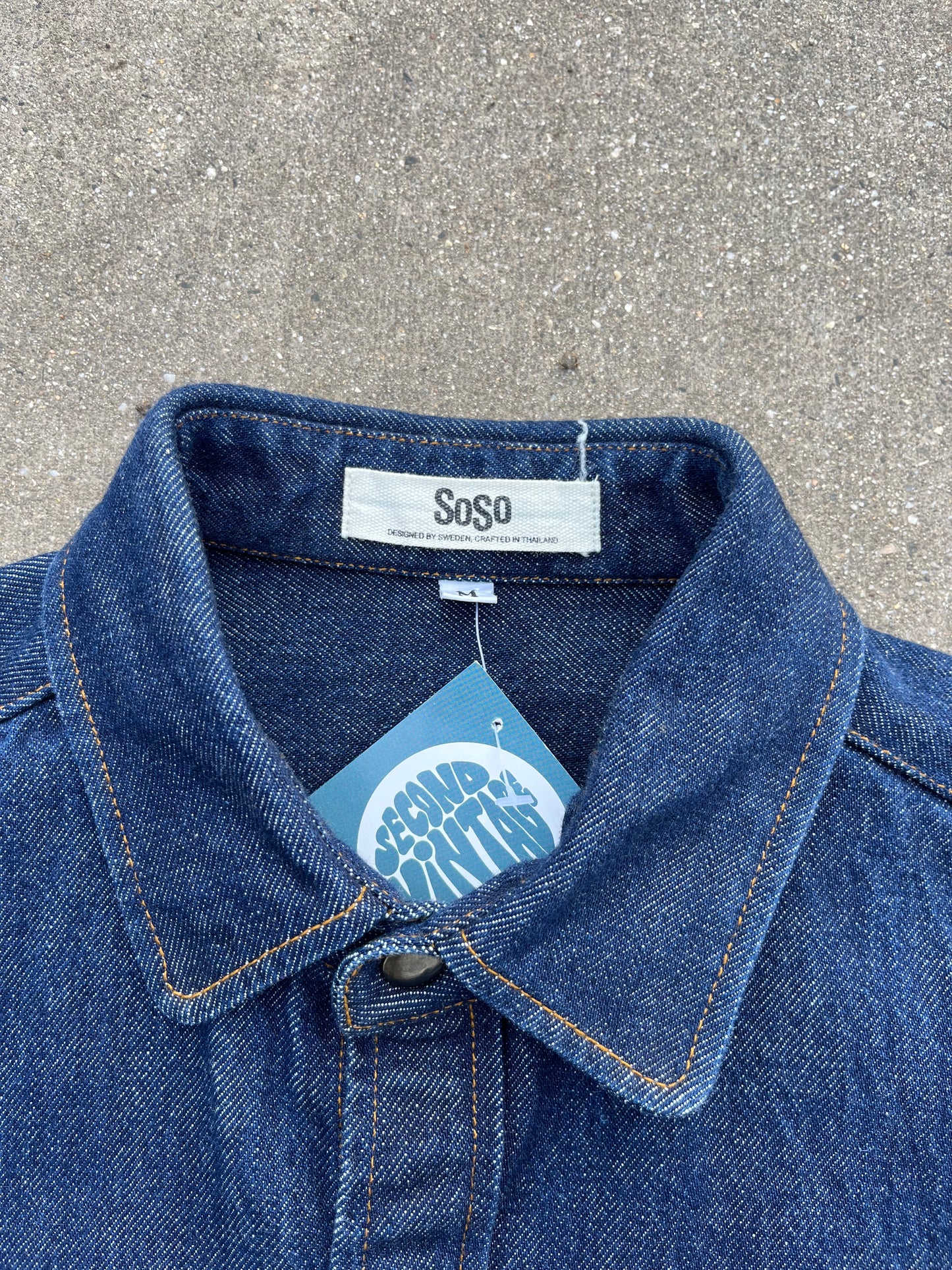 SoSO selvedge denim shirt