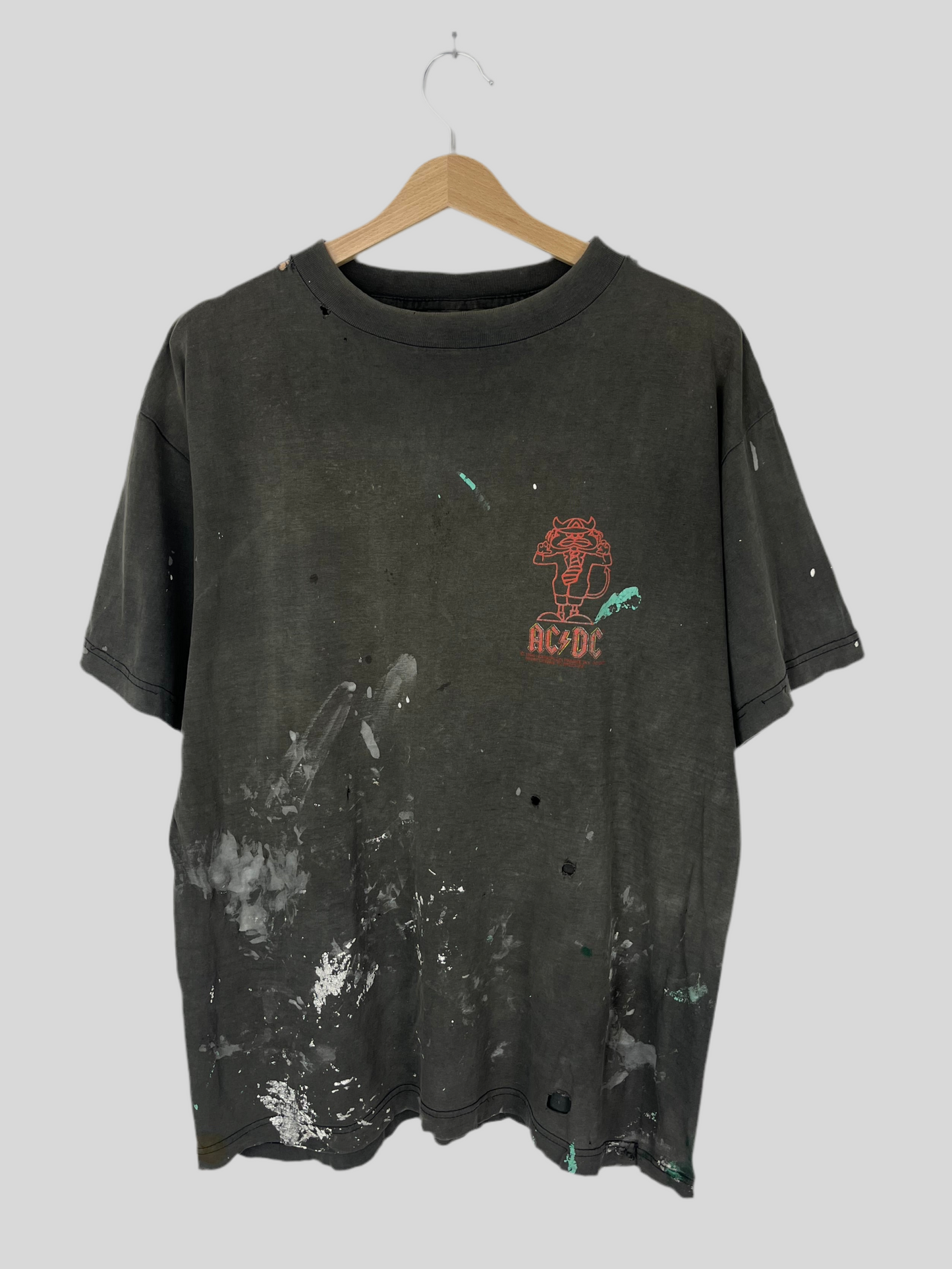 1994 AC/DC trashed & faded vintage tee