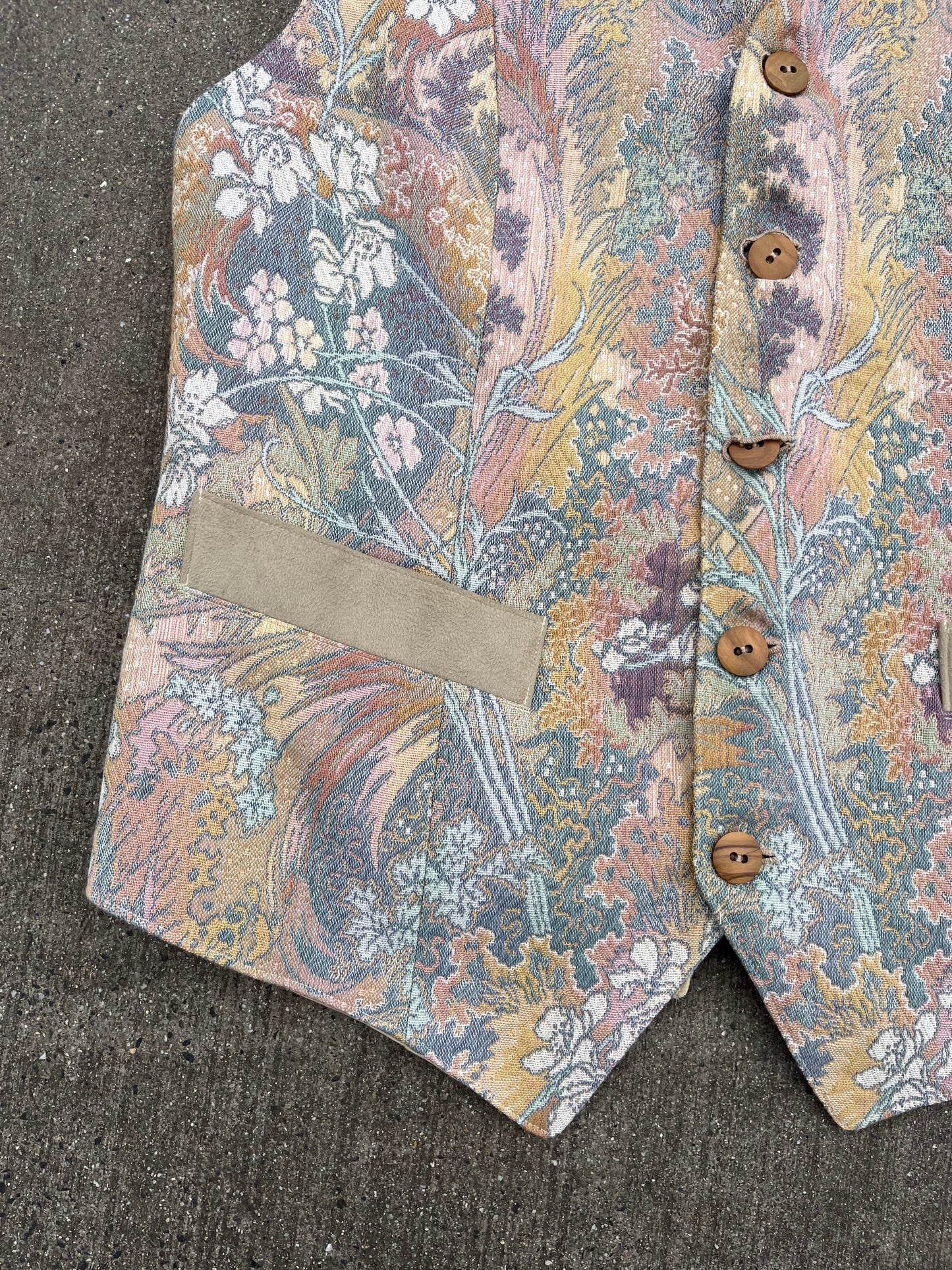 Flower pattern vest