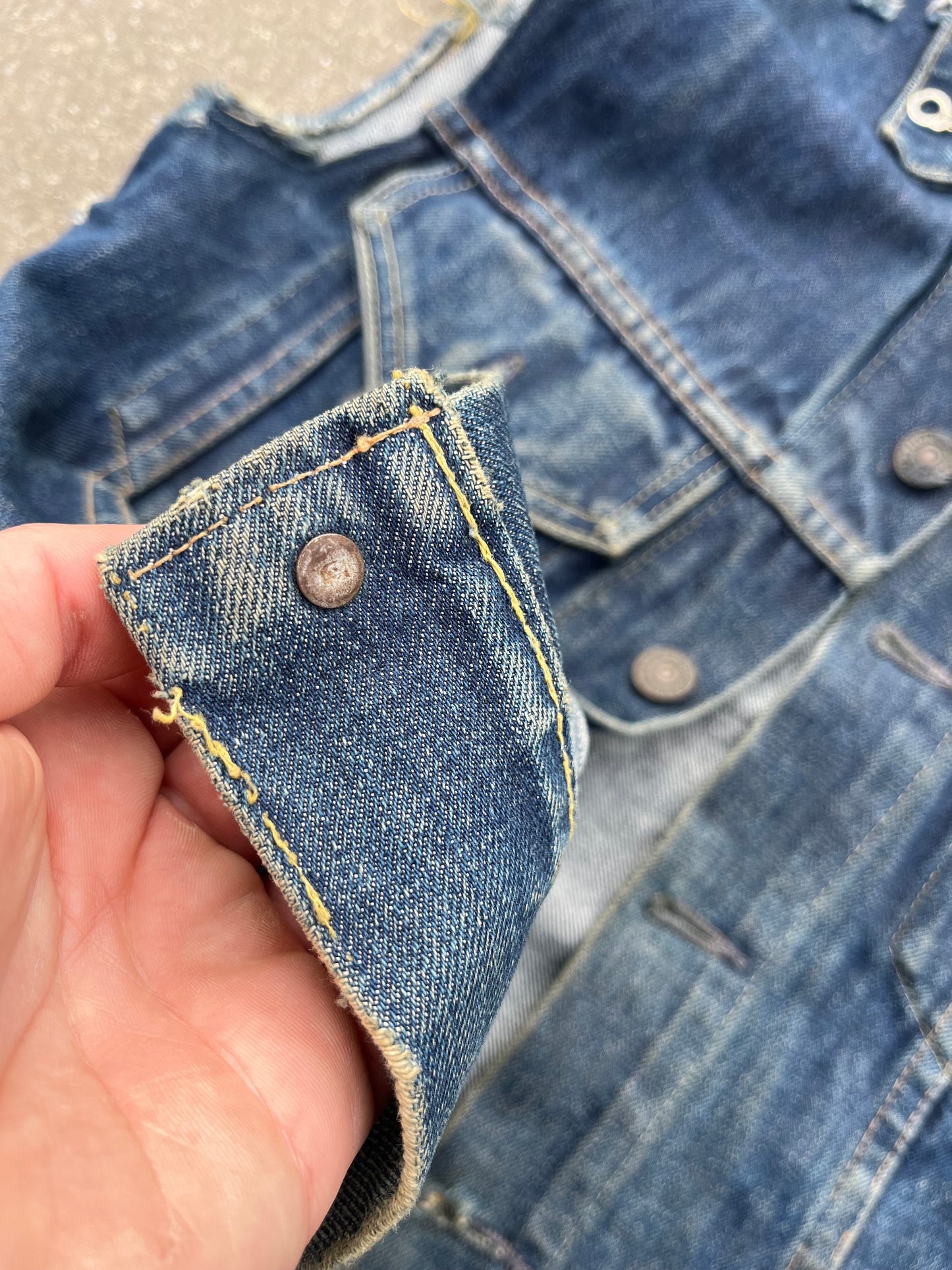 Levis BIG E denim vest