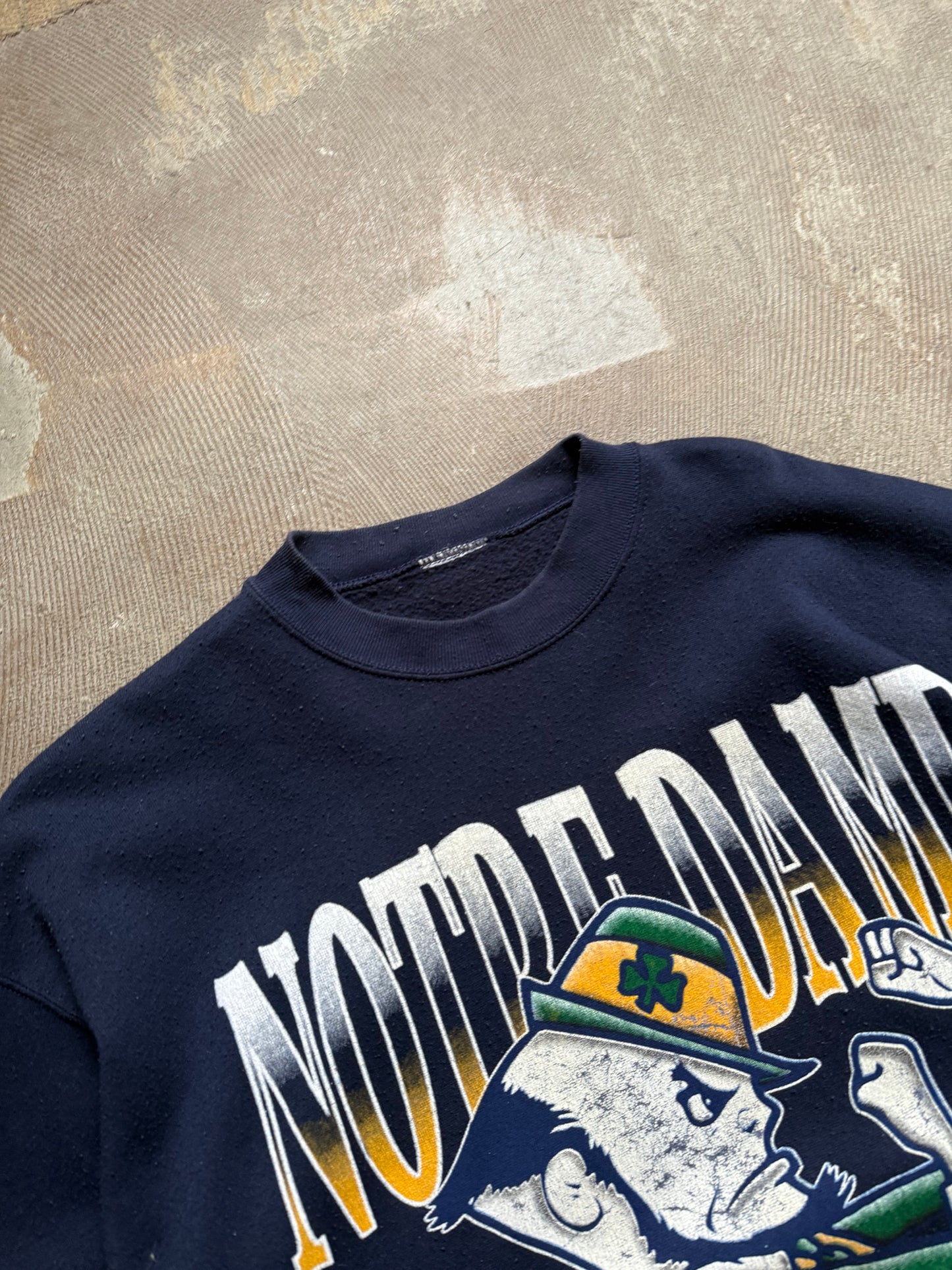 vtg 80s Notre Dame fightin irish sweater