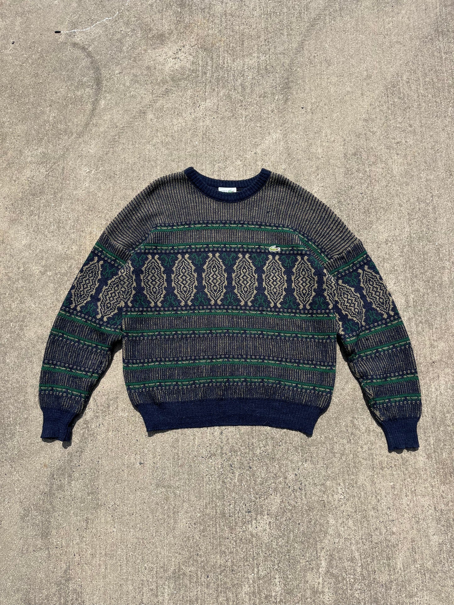 Chemise Lacoste Vintage Strick / Knit Pullover