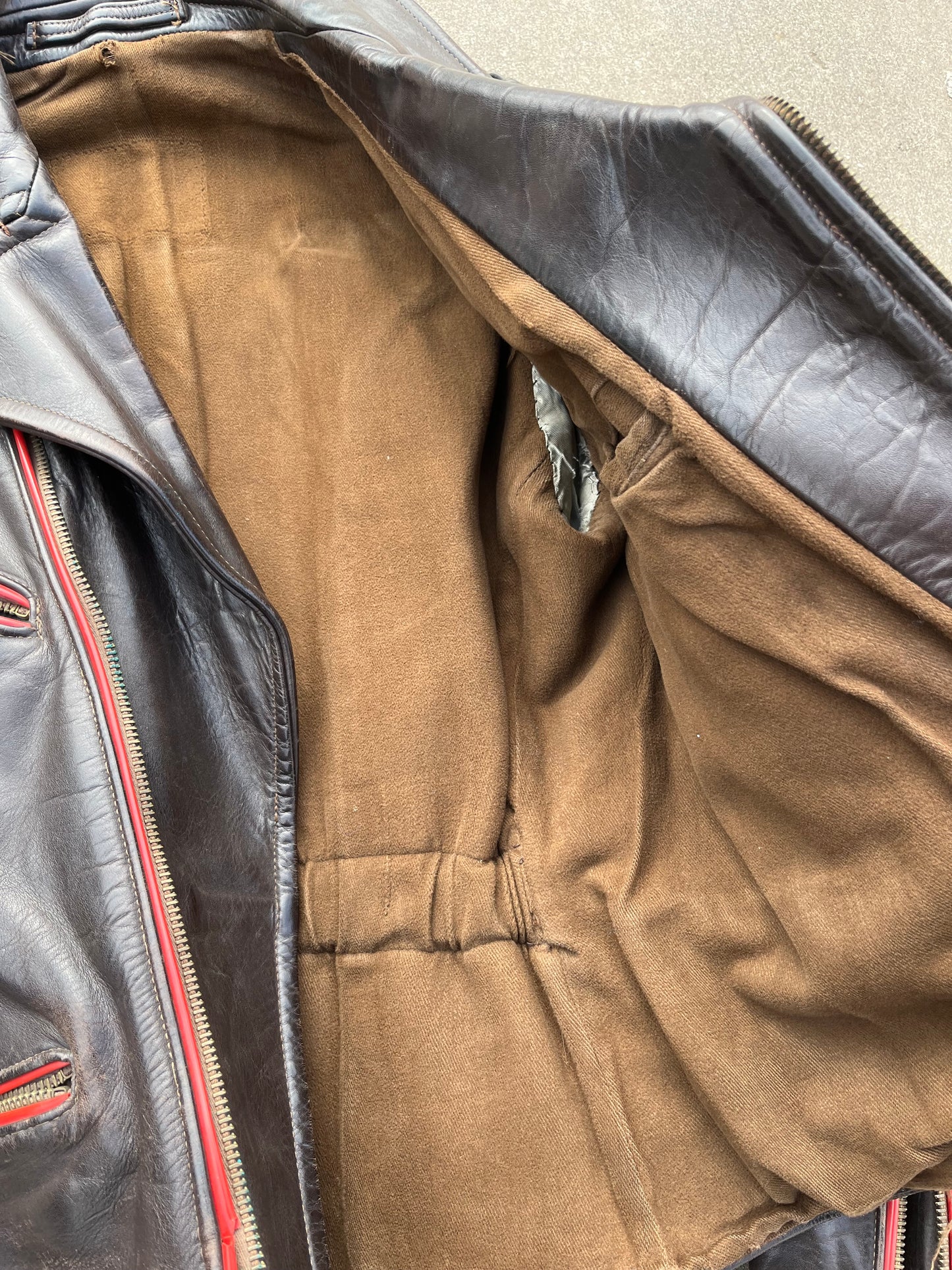 German Vintage leather jacket 1940s - 1950s