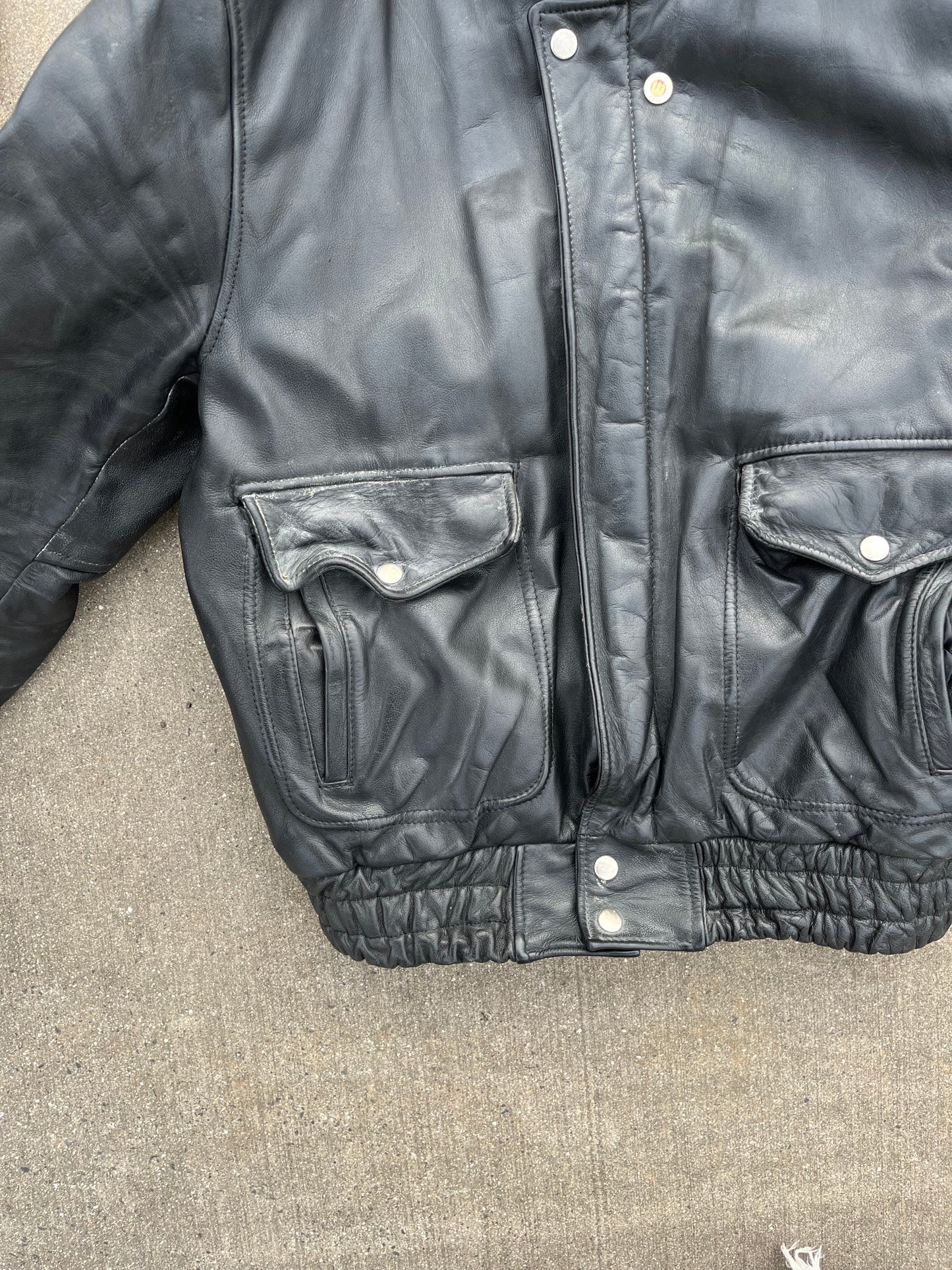 Vintage German Leather / Biker jacket