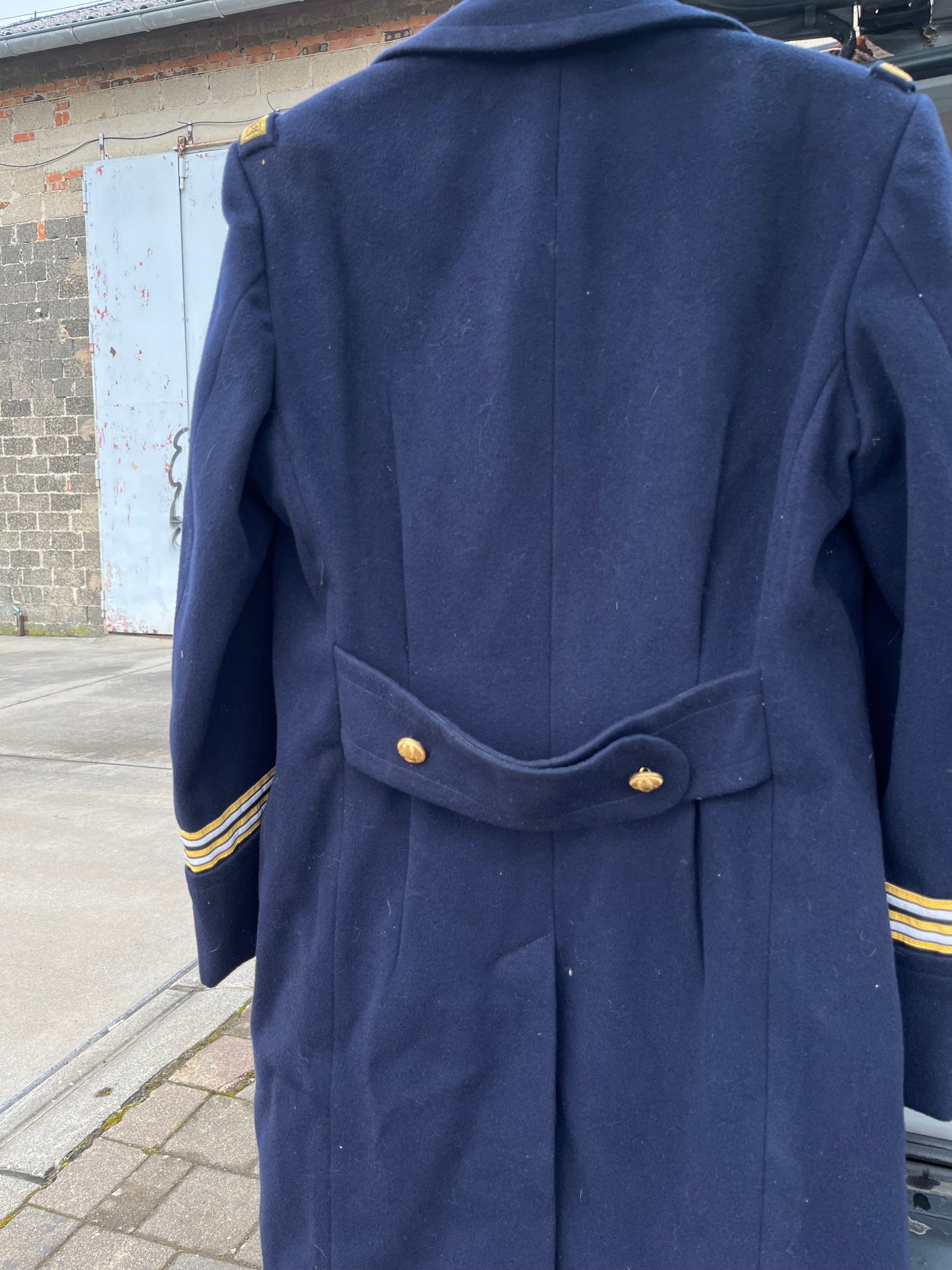 Vintage French Marine Wool Coat