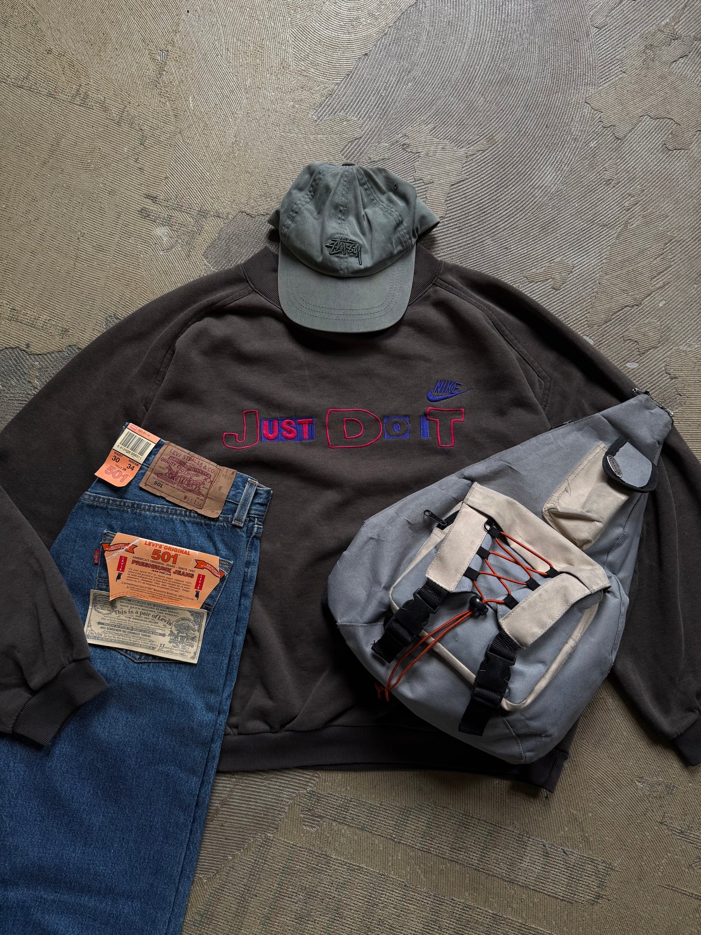 NIKE 90s Just do it boxy sweater