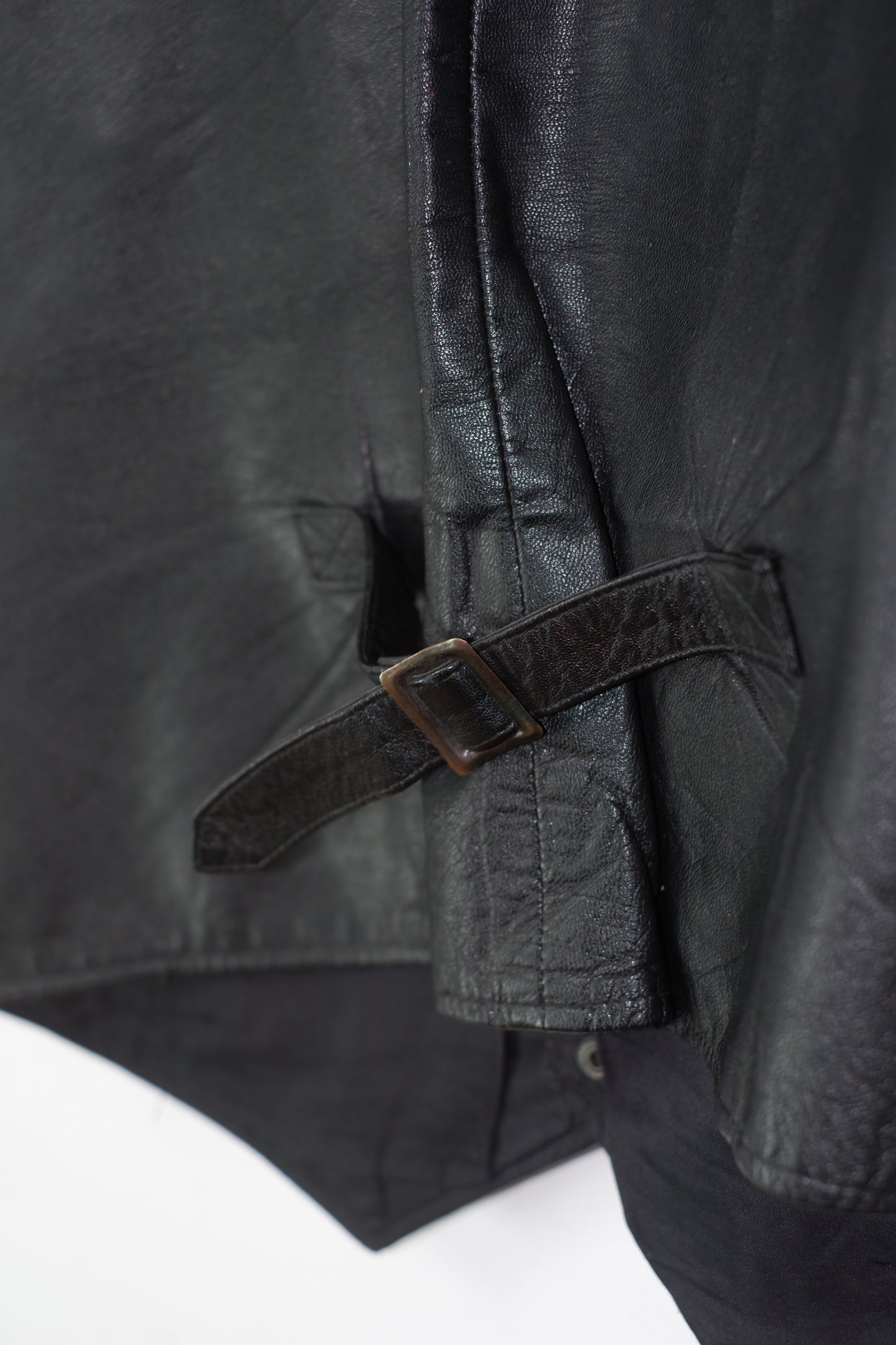 Vtg Blue Steel Leder Weste / leather vest