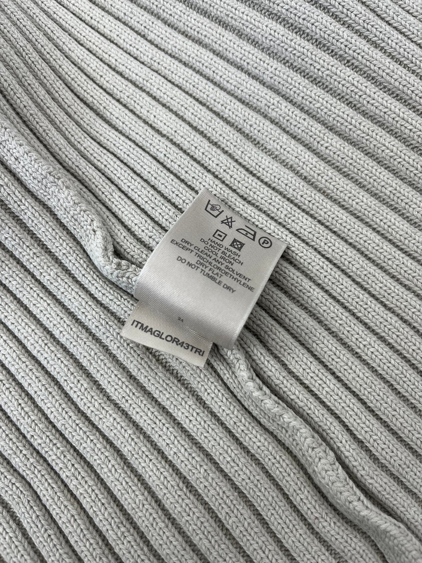 Burberry 2000s KNIT / STRICK ZIPPER