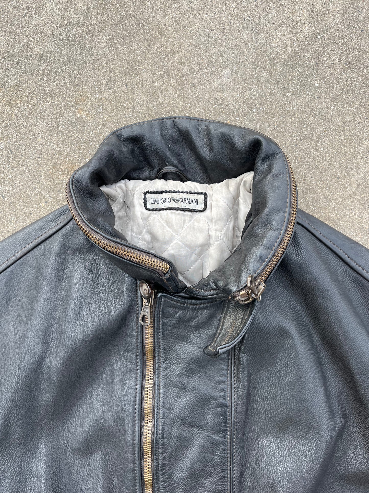Emporio Armani 80´s leather jacket