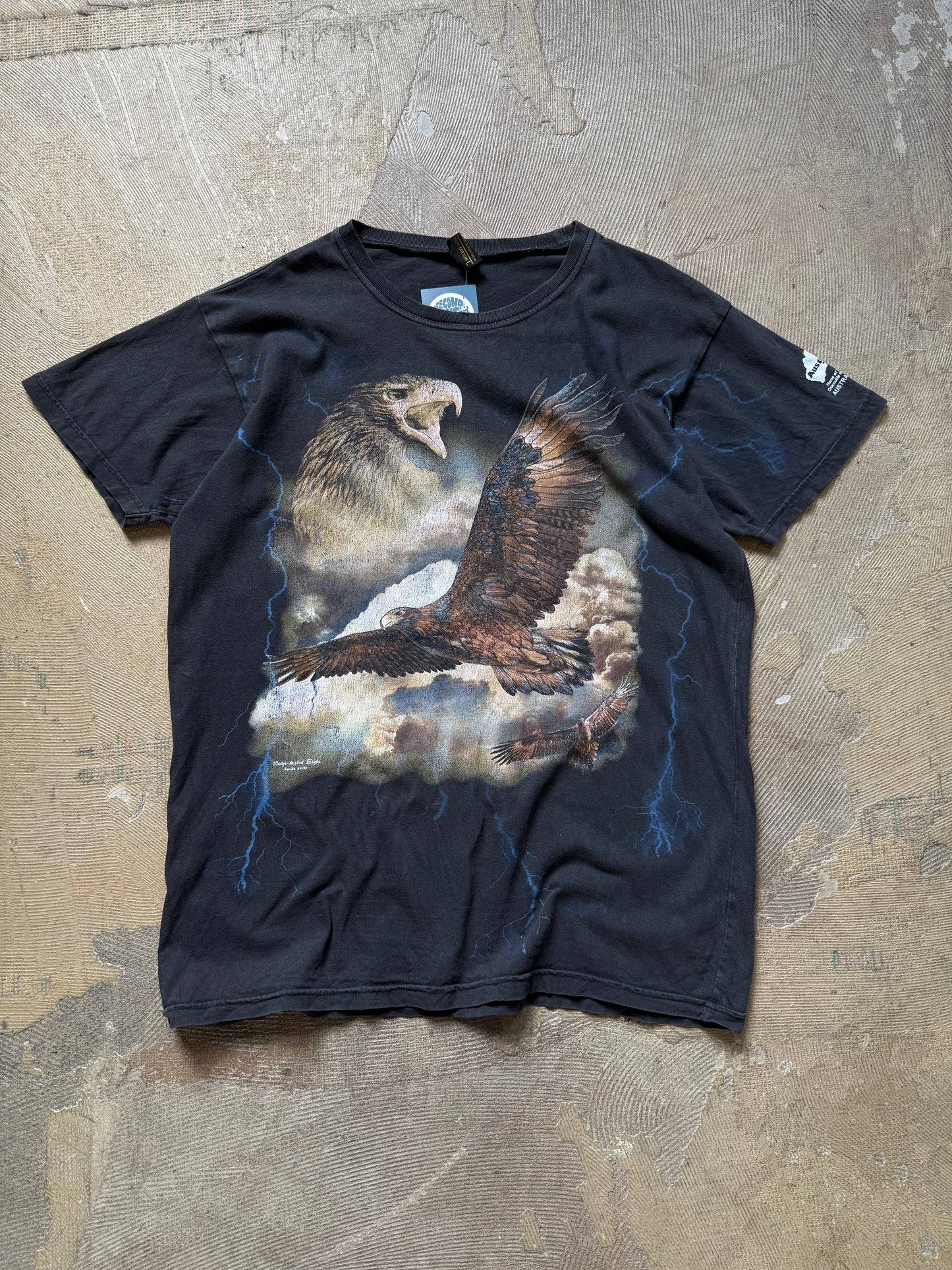 Australia Eagle Wild Life black shirt