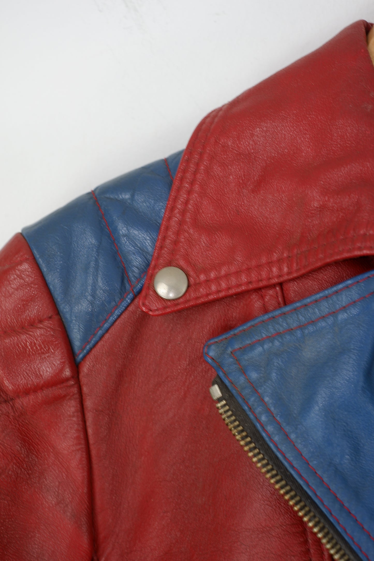 Vtg HARRO Biker / Motorrad Lederjacke