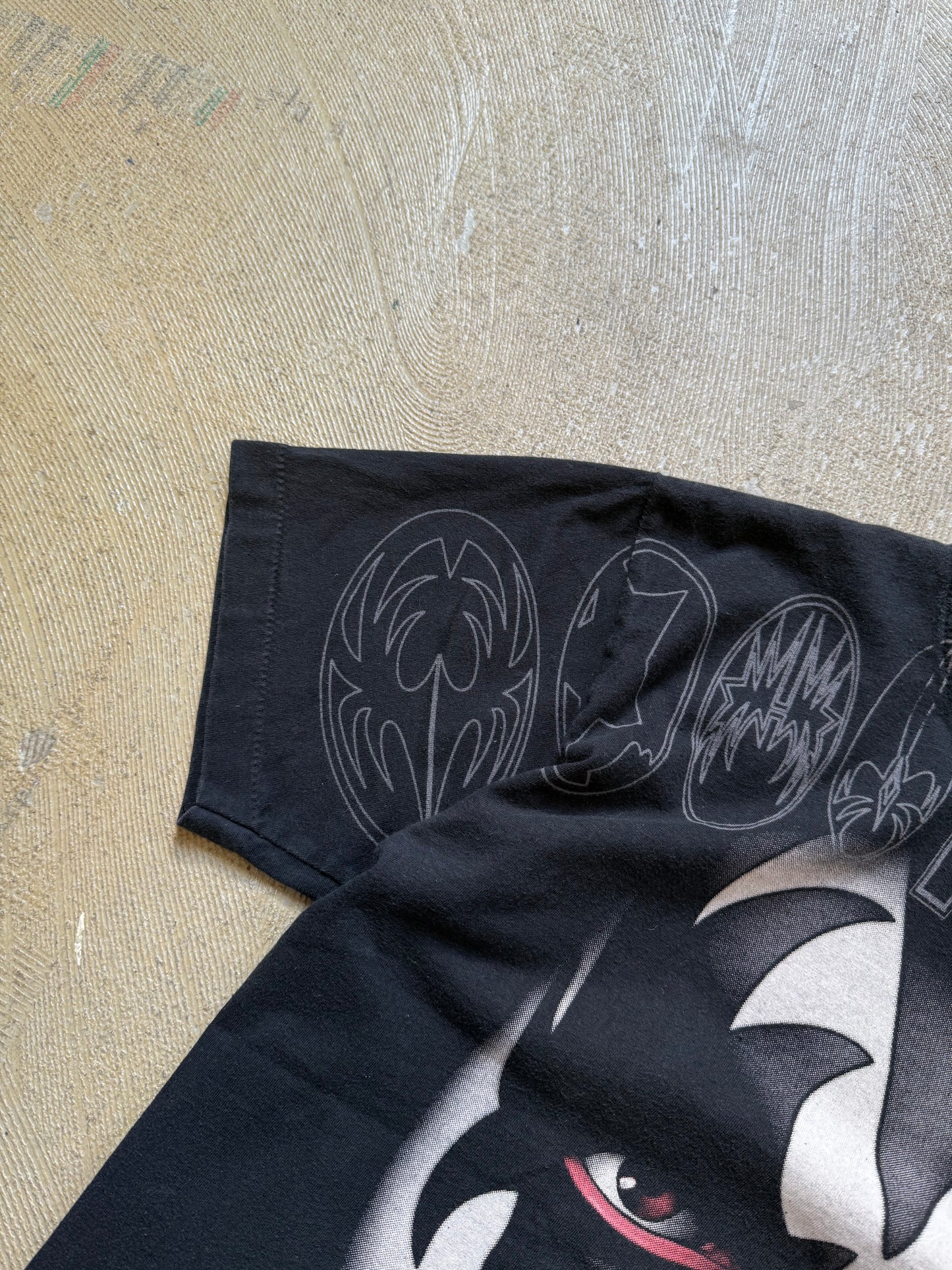 KISS 90´s black rock shirt - single stitched