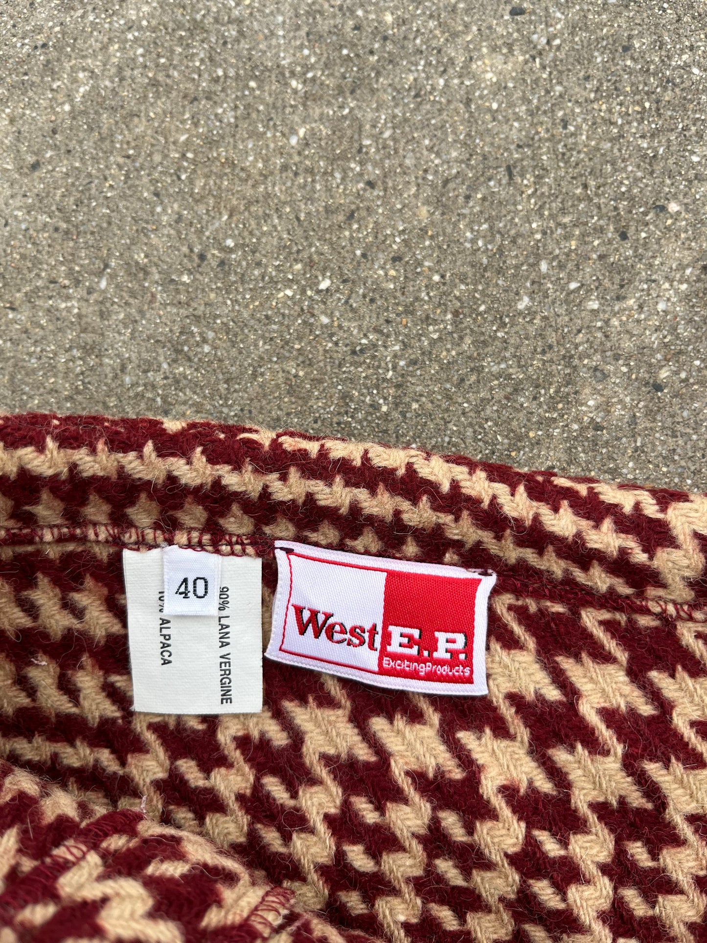 100% Alpaca vtg Skirt / Rock