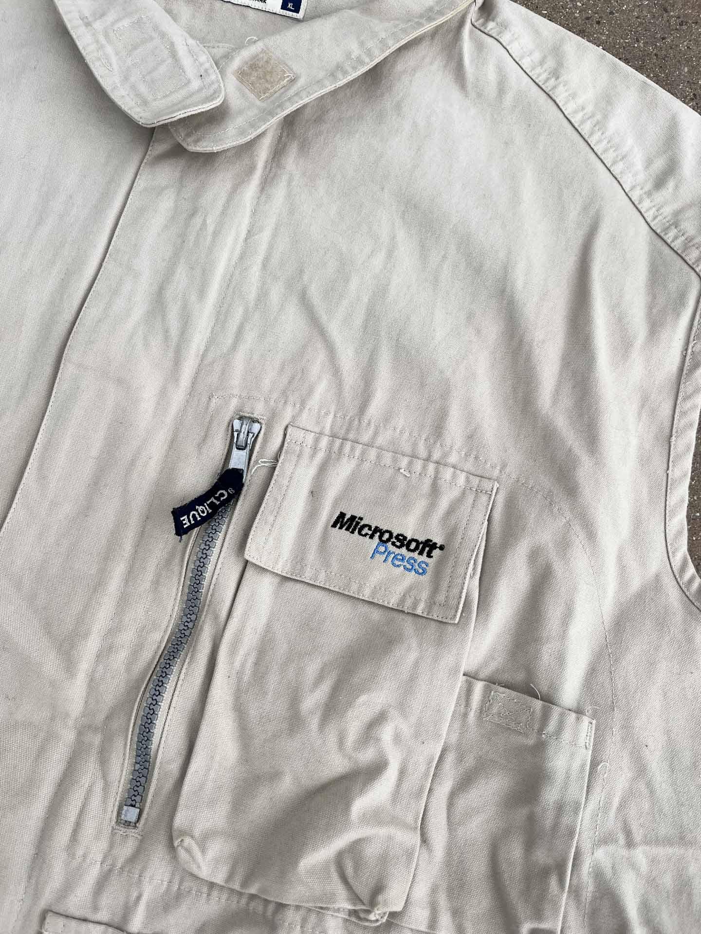 Microsoft Press staff vest - secondvintage
