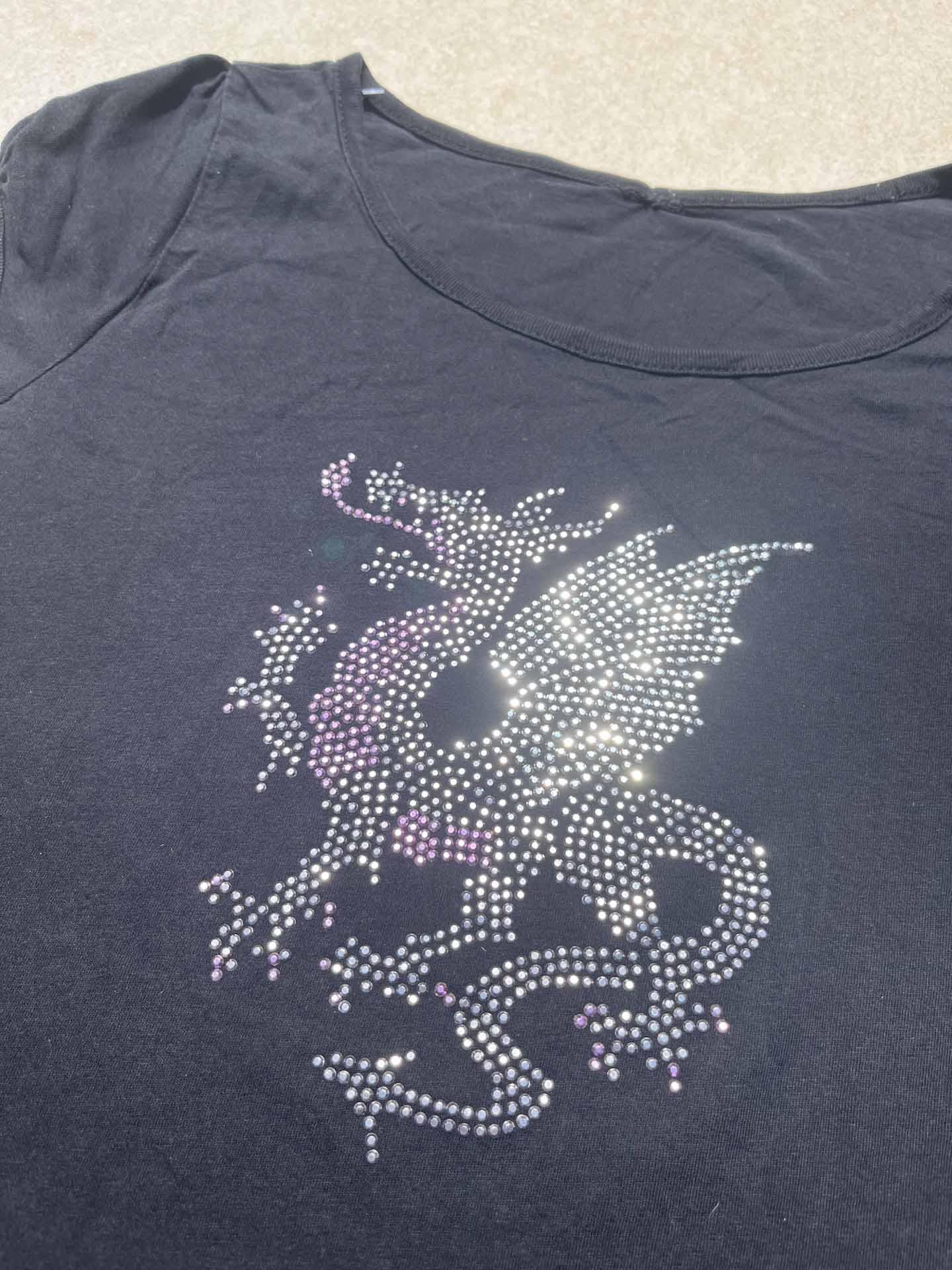 Y2K dragon top - secondvintage