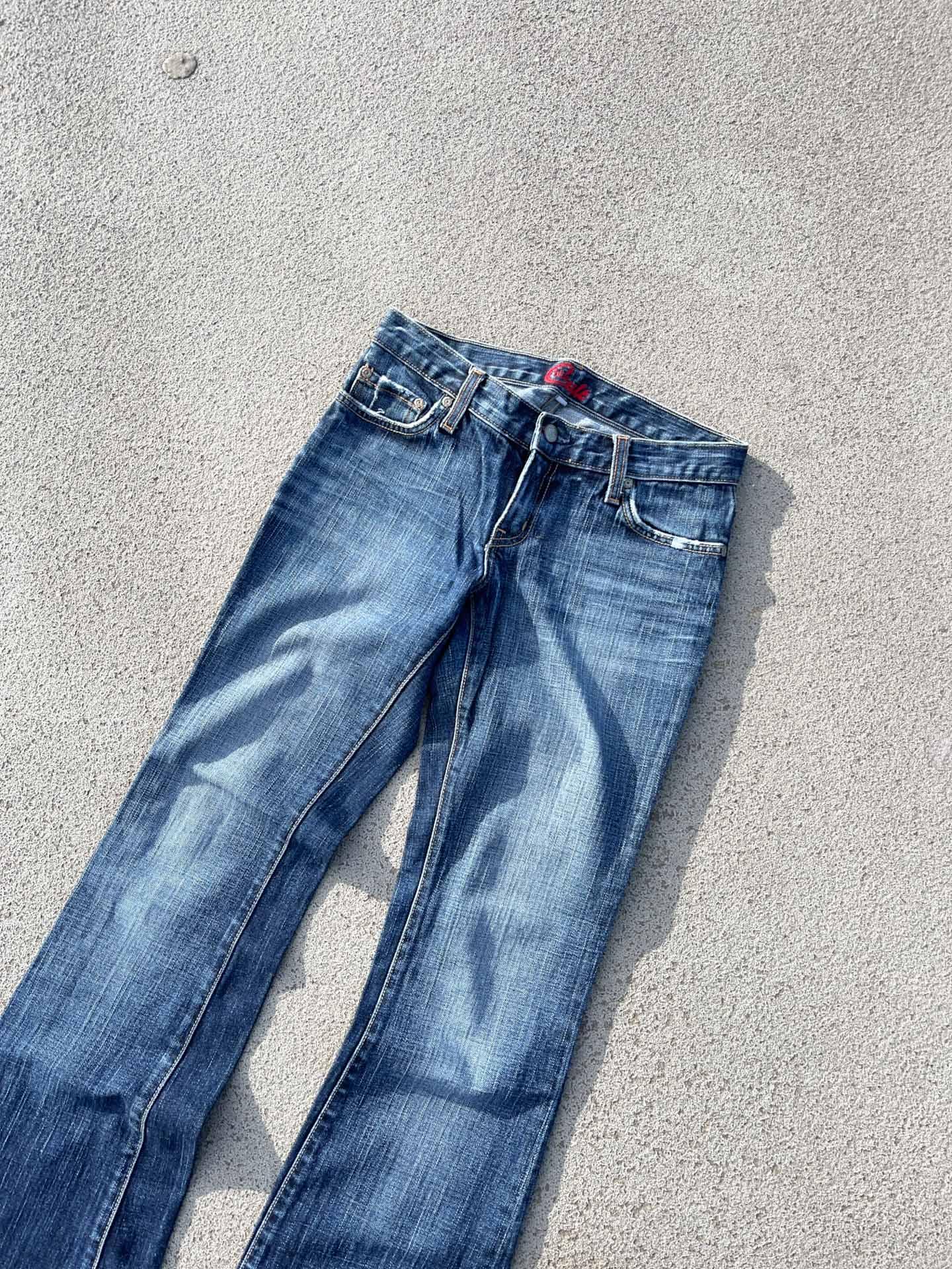 blue cult denim jeans Y2K / flare - secondvintage