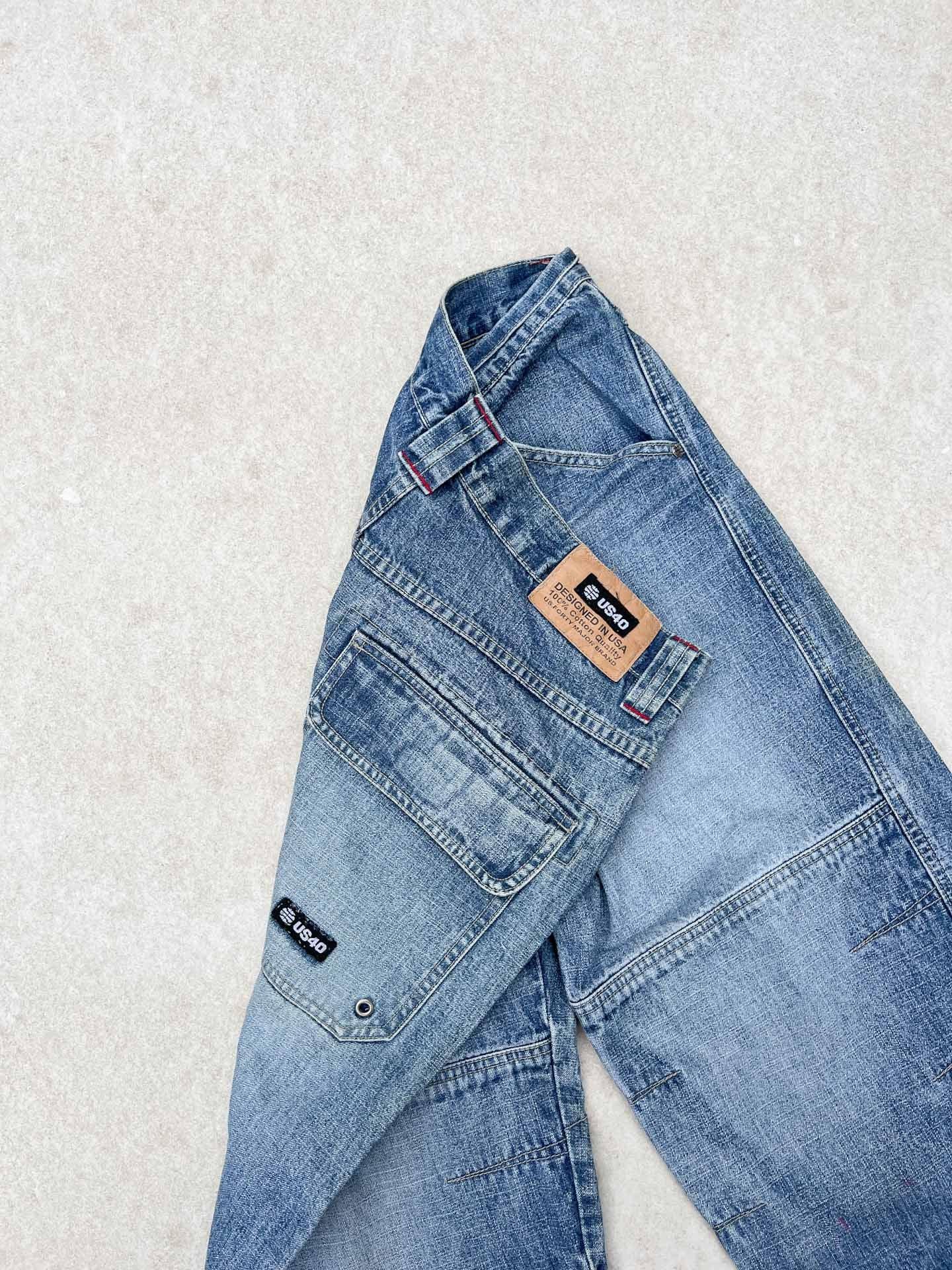 US40 USA baggy jorts - secondvintage