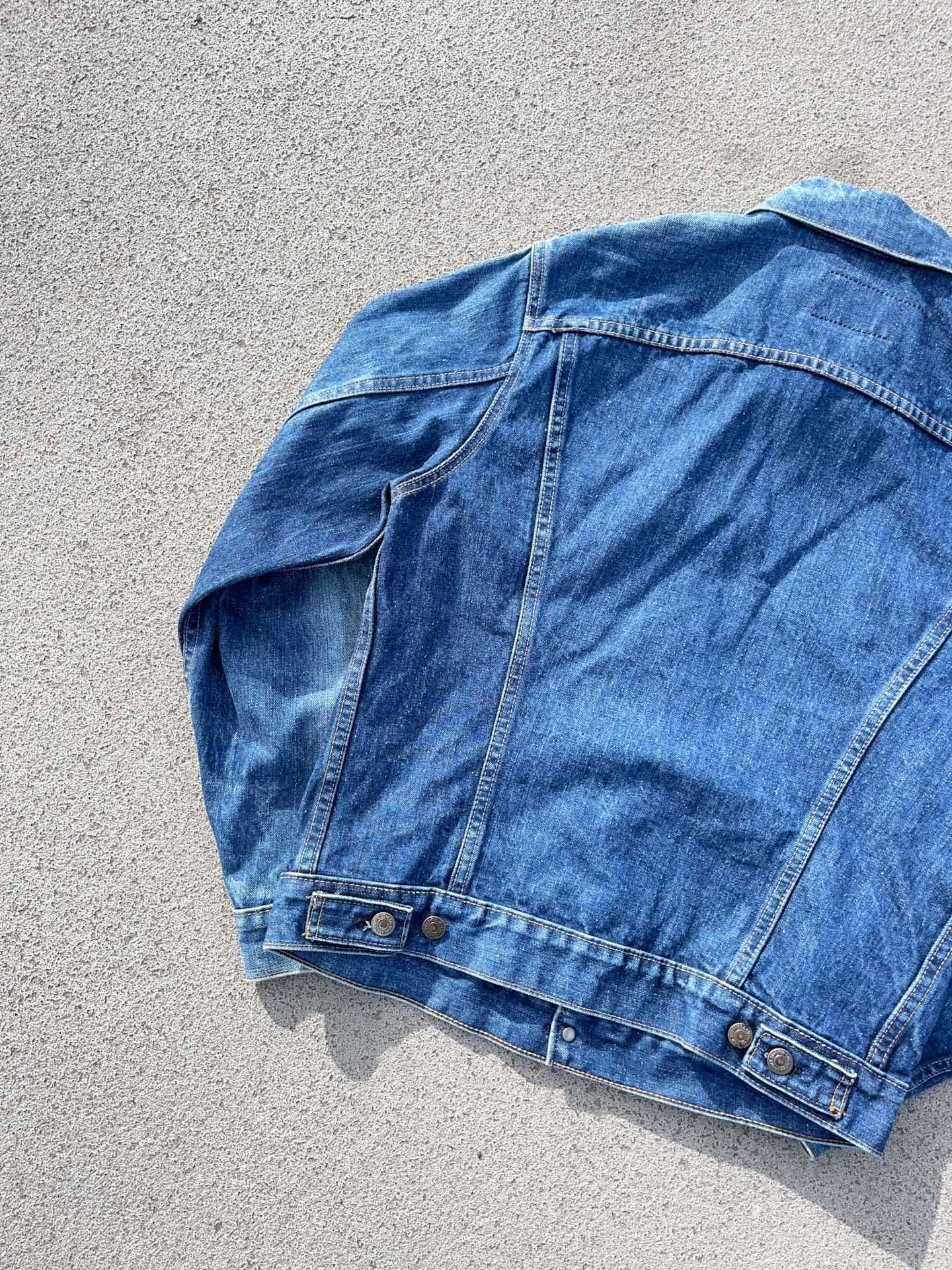 Levi’s (crazy) faded denim jacket (made in U.SA) - secondvintage