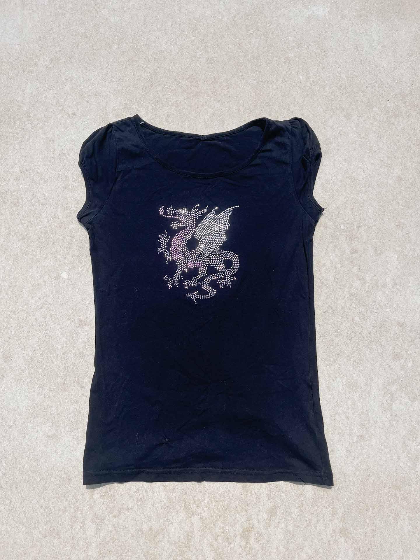 Y2K dragon top - secondvintage