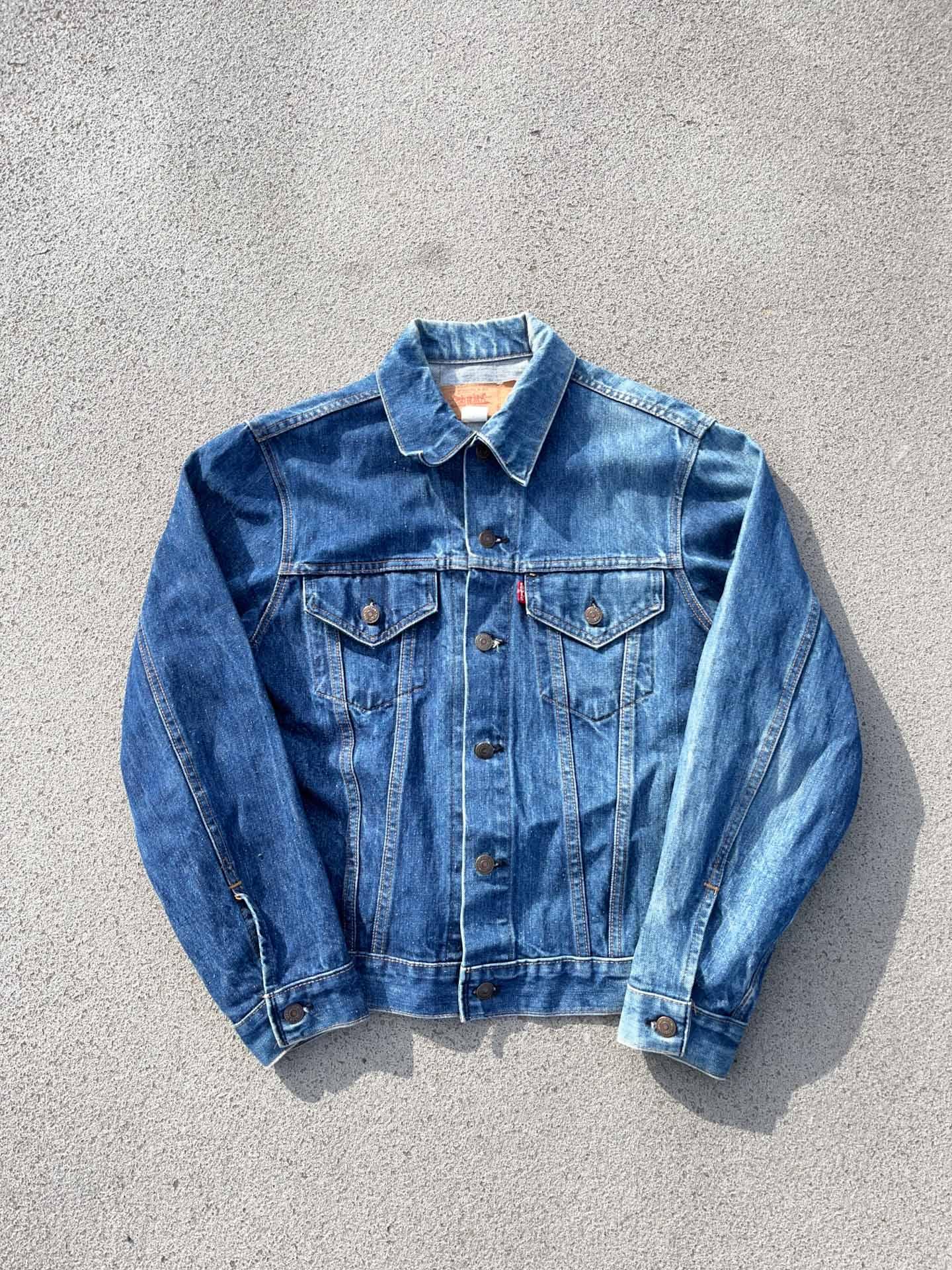Levi’s (crazy) faded denim jacket (made in U.SA) - secondvintage