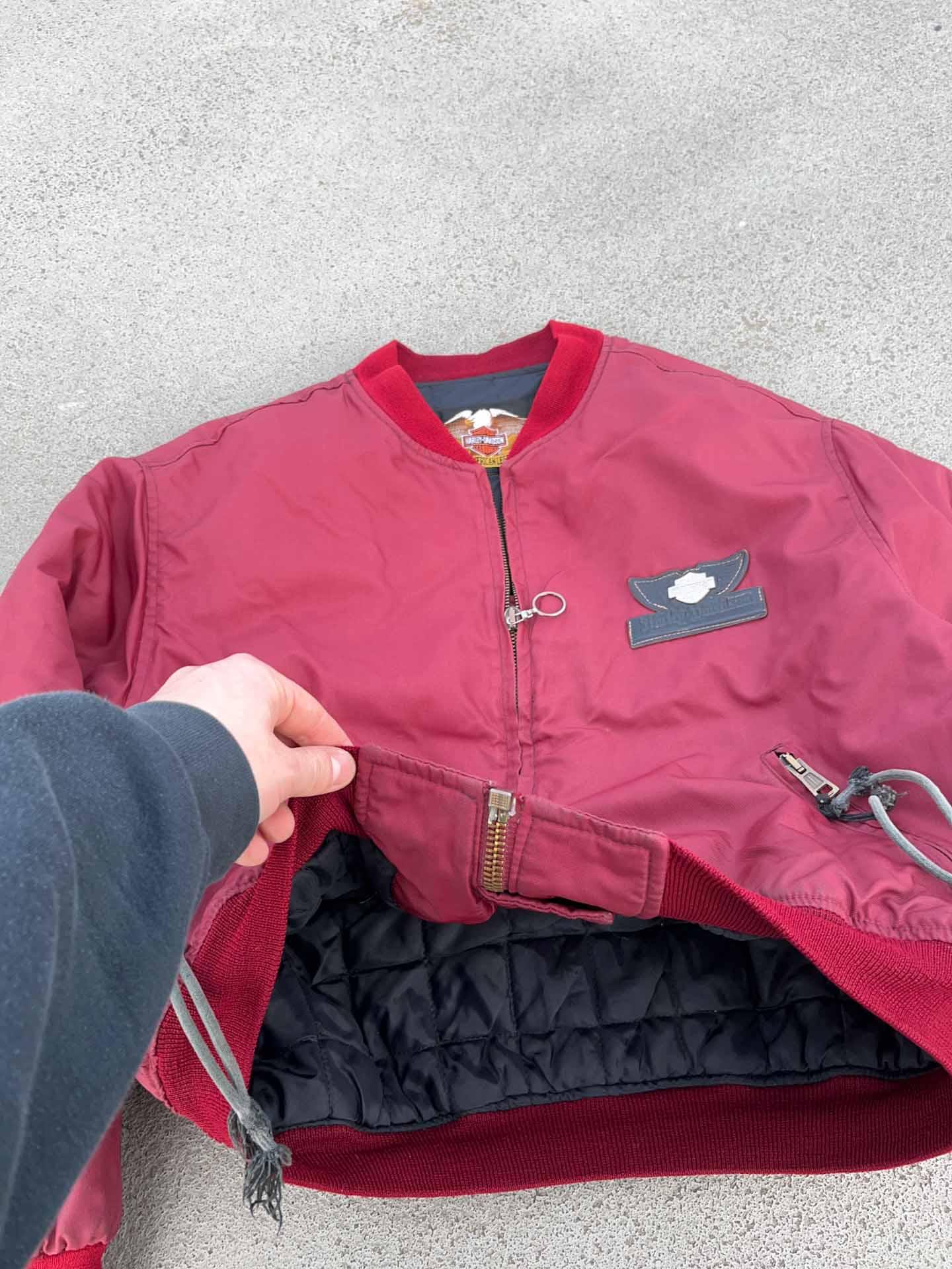 Harley Davidson bomber jacket - secondvintage