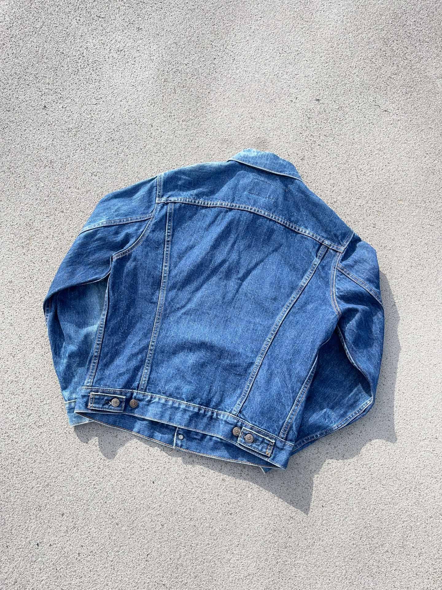 Levi’s (crazy) faded denim jacket (made in U.SA) - secondvintage