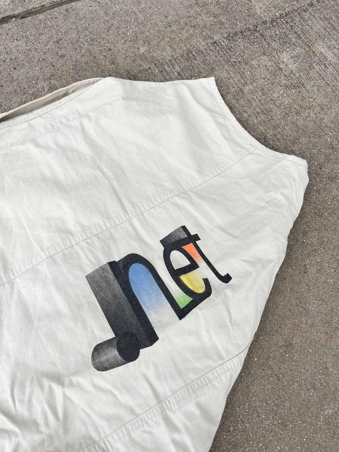Microsoft Press staff vest - secondvintage