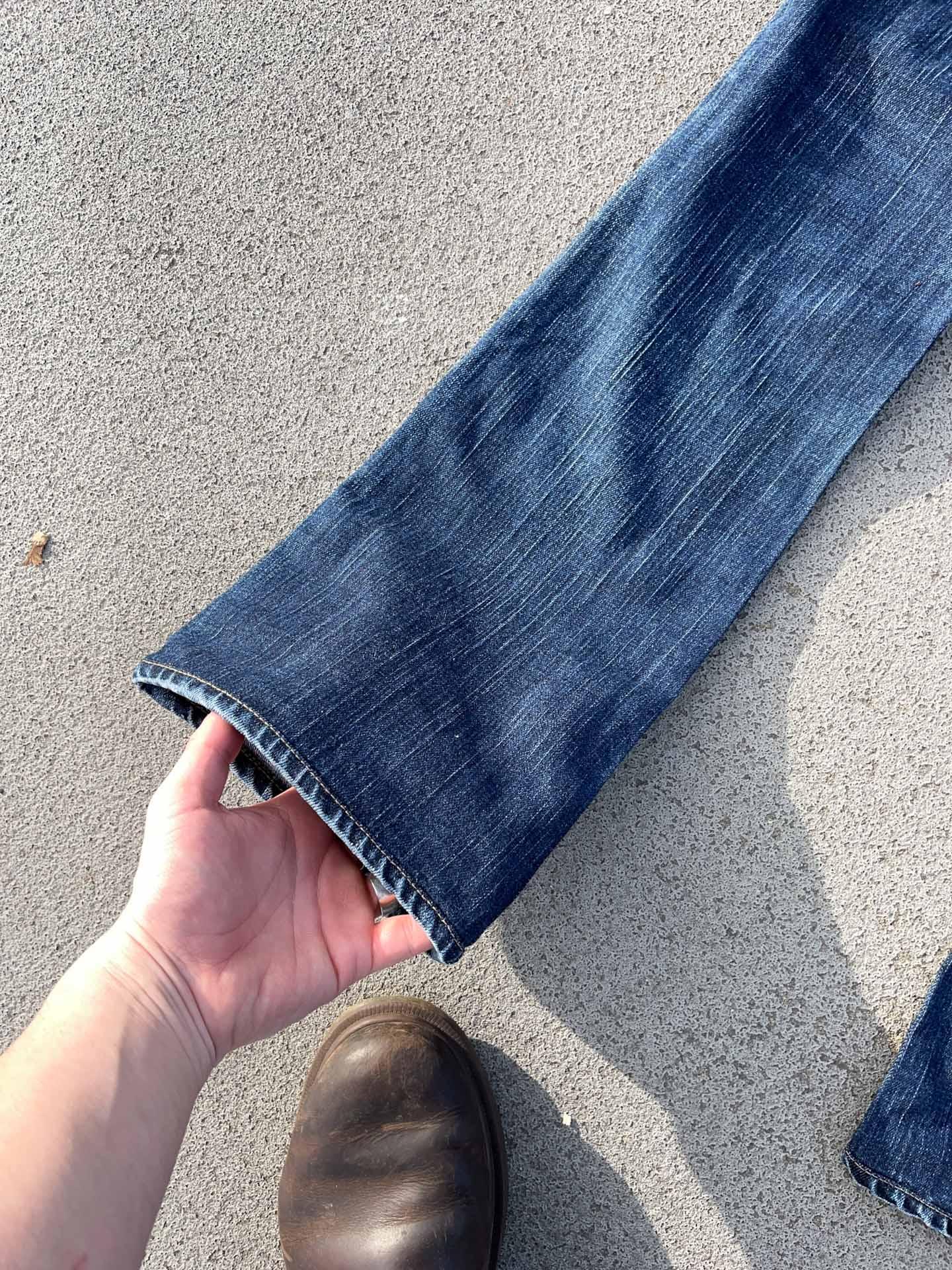 blue cult denim jeans Y2K / flare - secondvintage