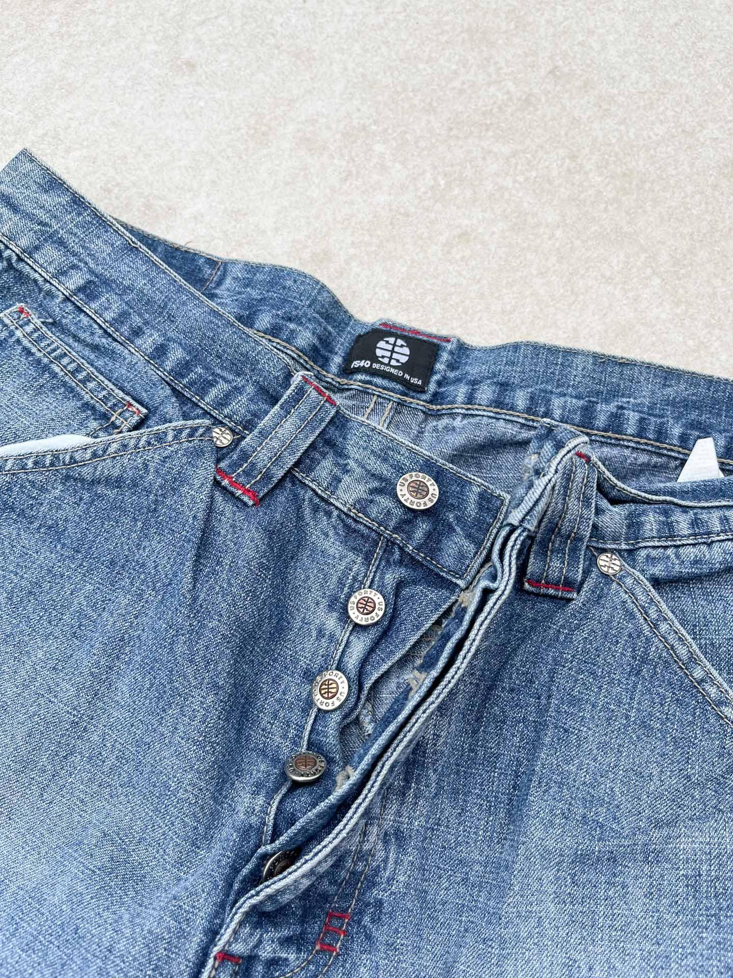 US40 USA baggy jorts - secondvintage