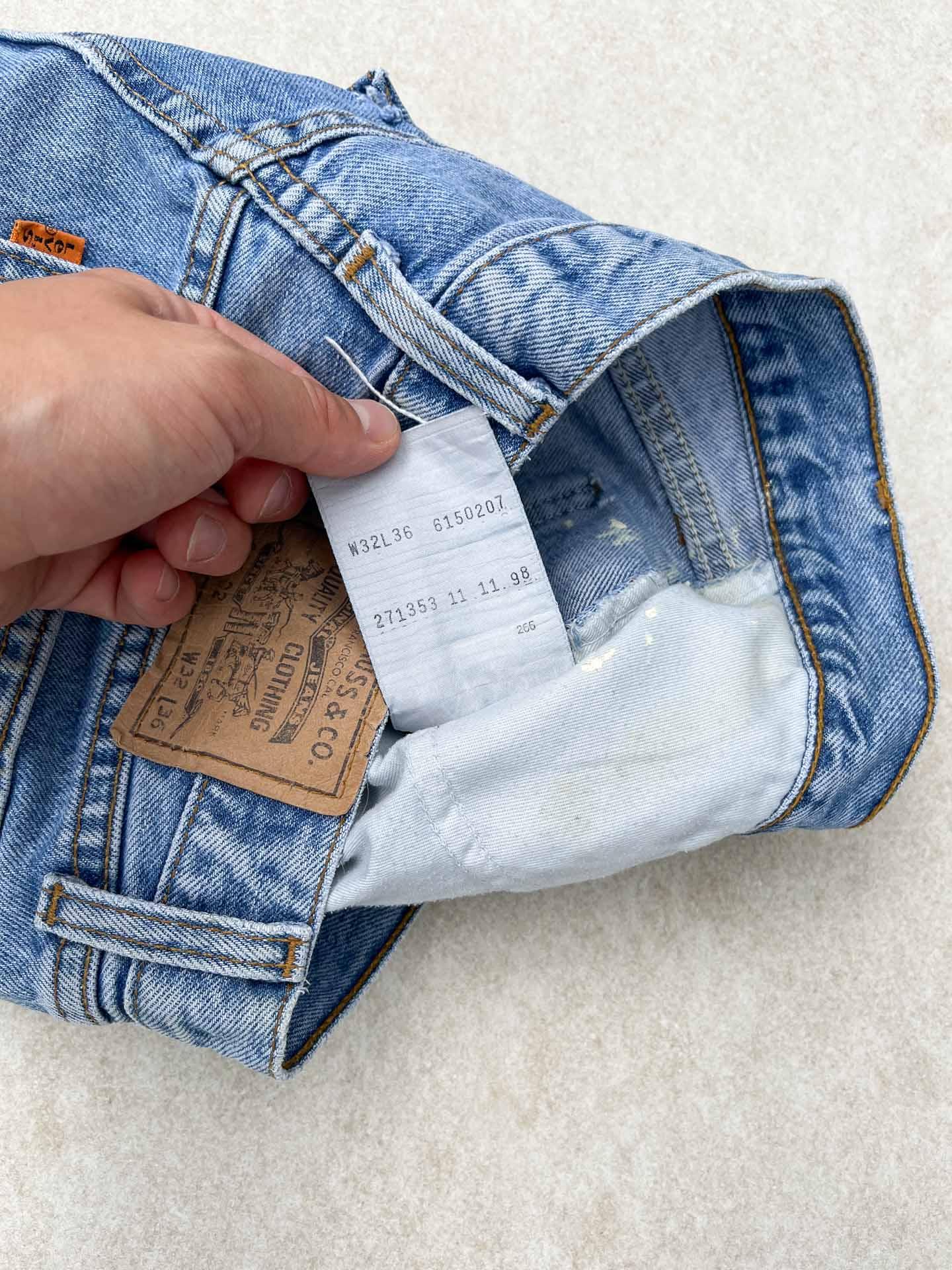 Levi’s 615 02 used orange tab - secondvintage